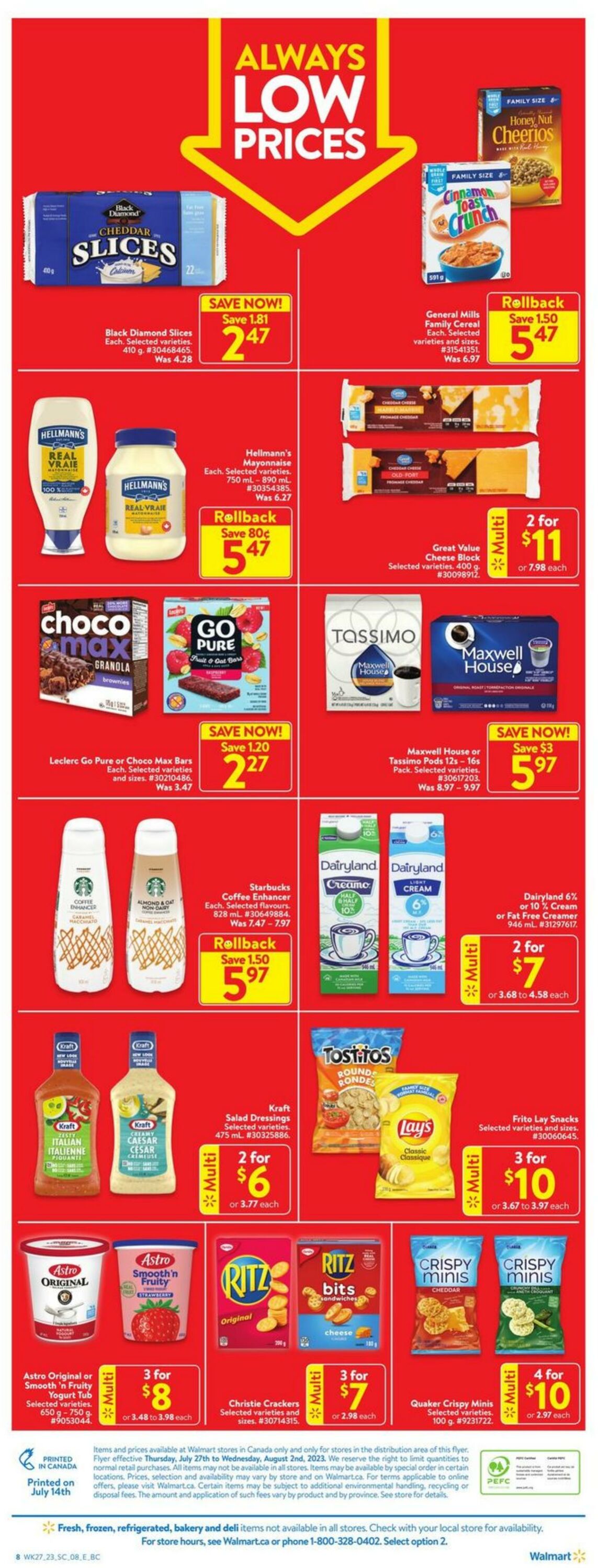 Flyer Walmart 27.07.2023 - 02.08.2023