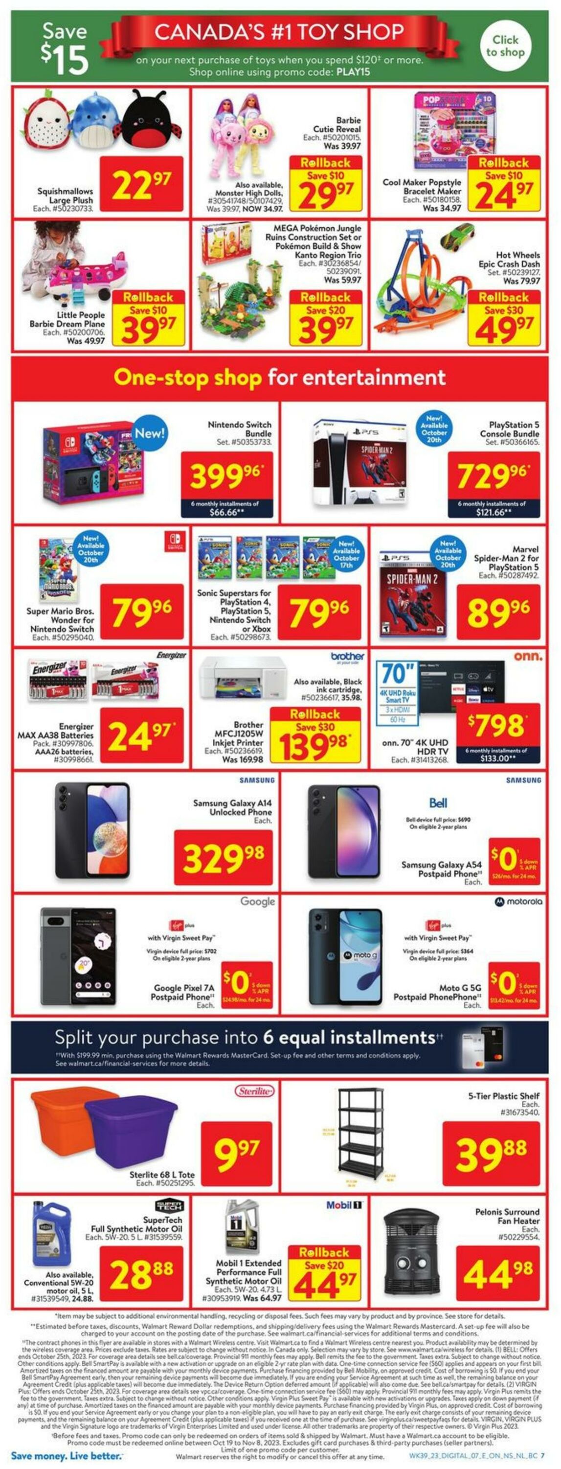 Flyer Walmart 19.10.2023 - 25.10.2023