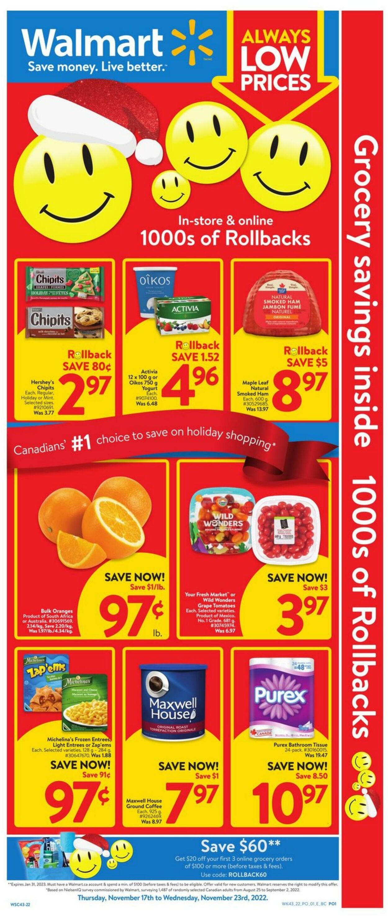 Flyer Walmart 17.11.2022 - 23.11.2022