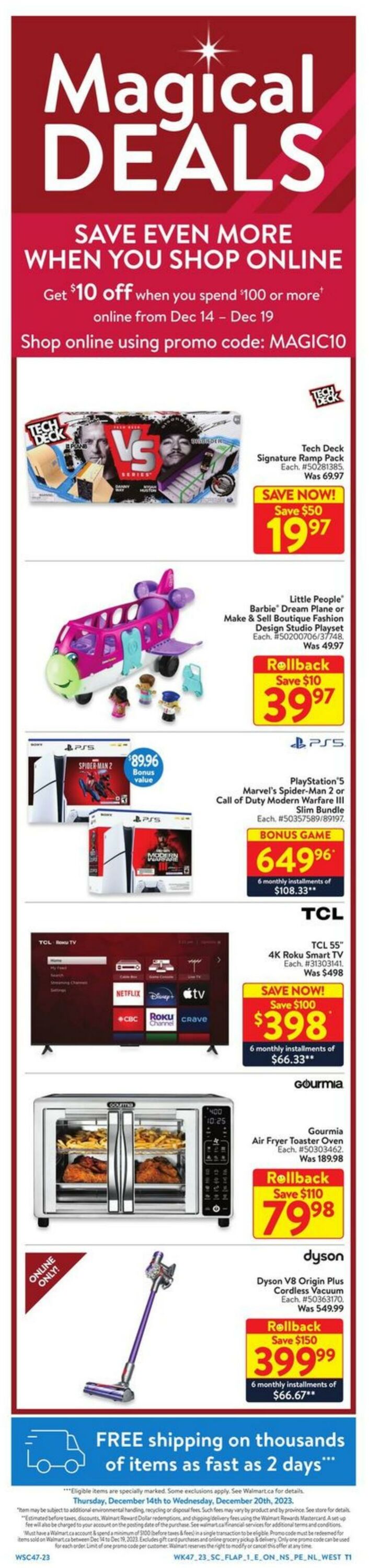 Flyer Walmart 14.12.2023 - 20.12.2023