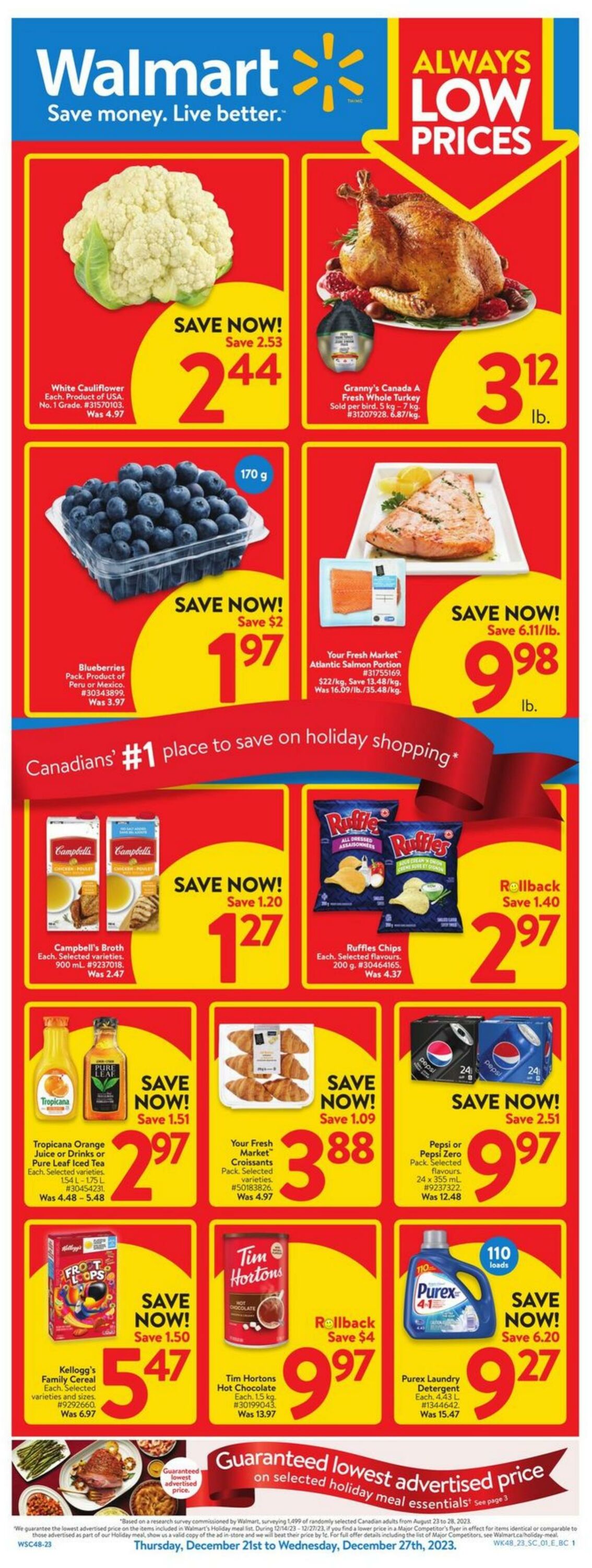 Flyer Walmart 21.12.2023 - 27.12.2023