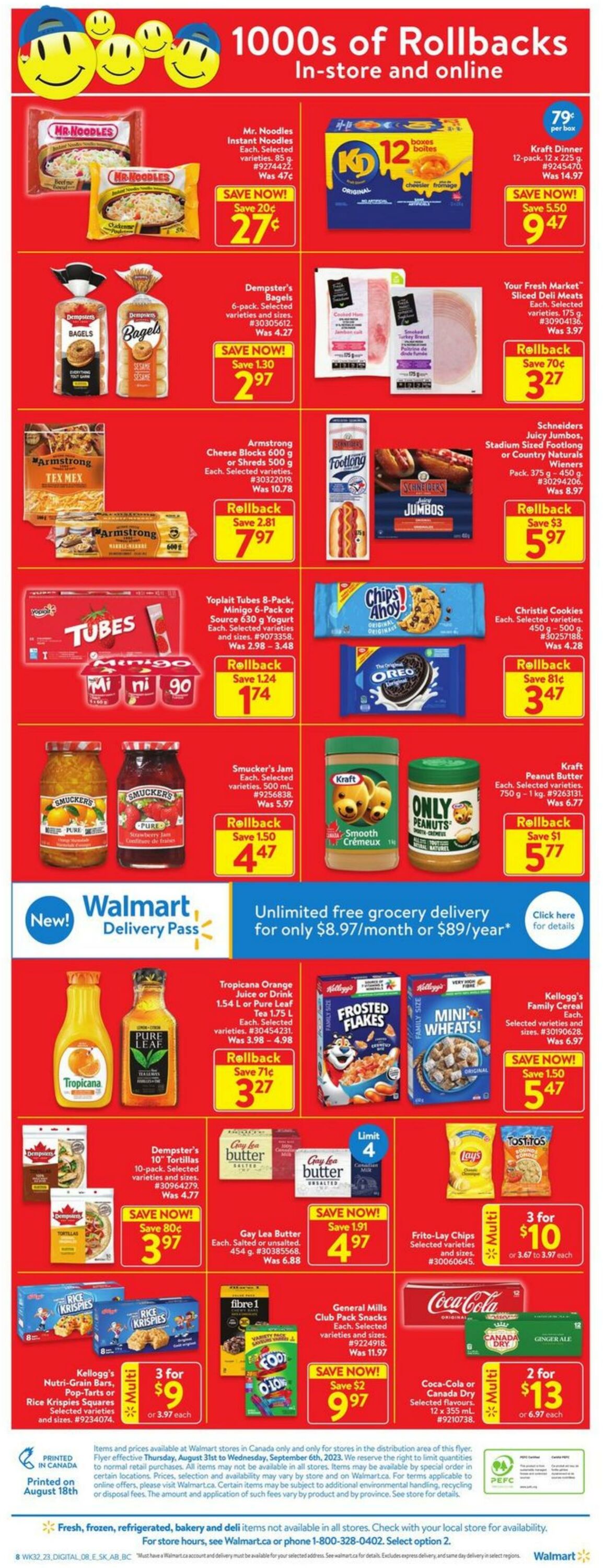 Flyer Walmart 31.08.2023 - 06.09.2023