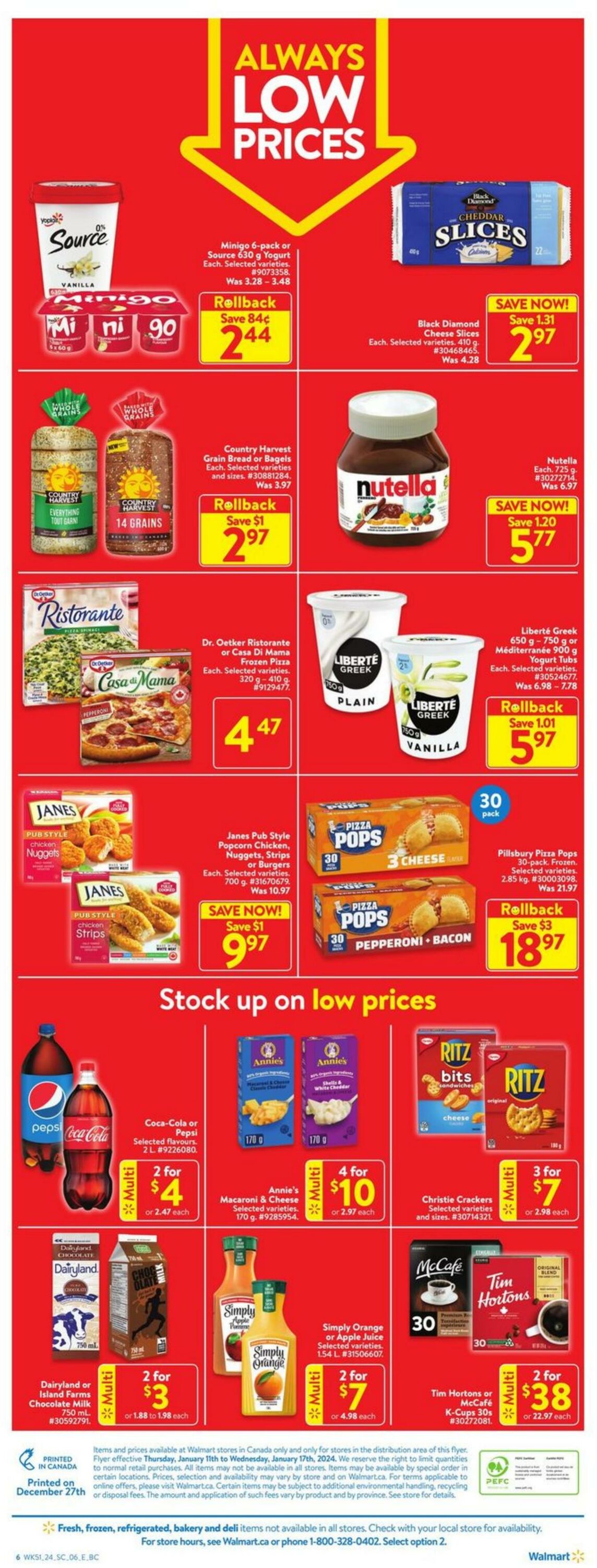 Flyer Walmart 11.01.2024 - 17.01.2024