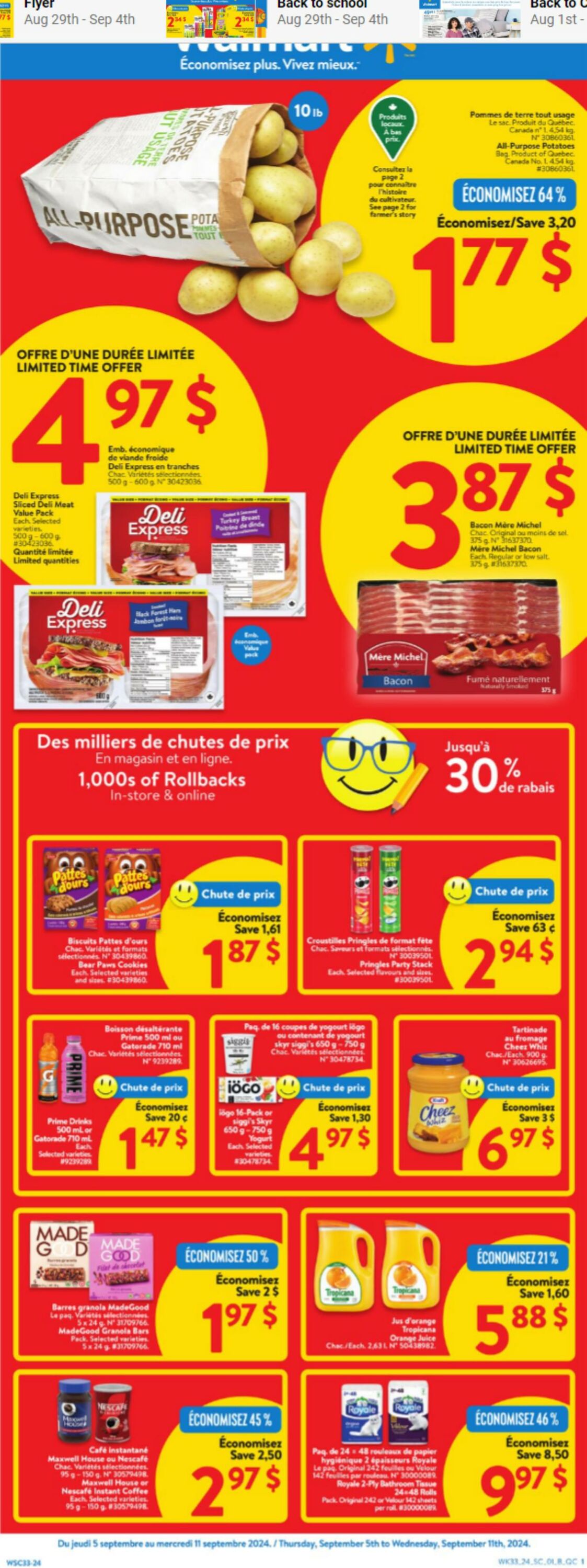 Flyer Walmart 05.09.2024 - 11.09.2024