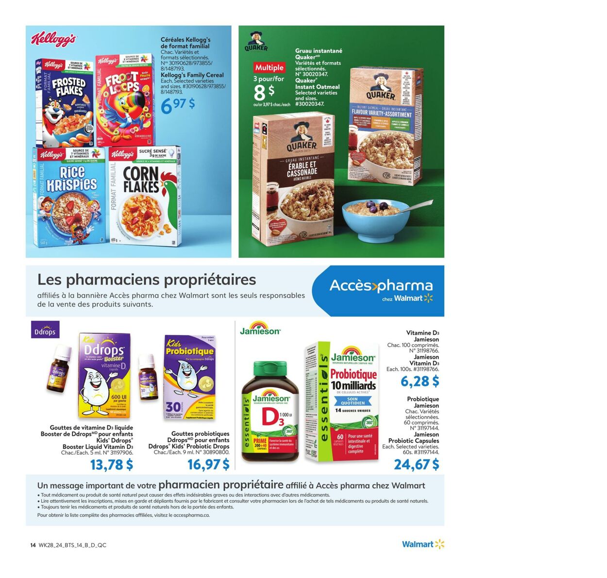 Flyer Walmart 01.08.2024 - 04.09.2024