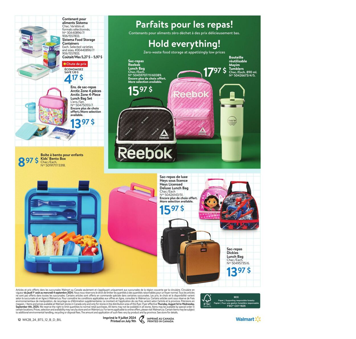 Flyer Walmart 01.08.2024 - 04.09.2024