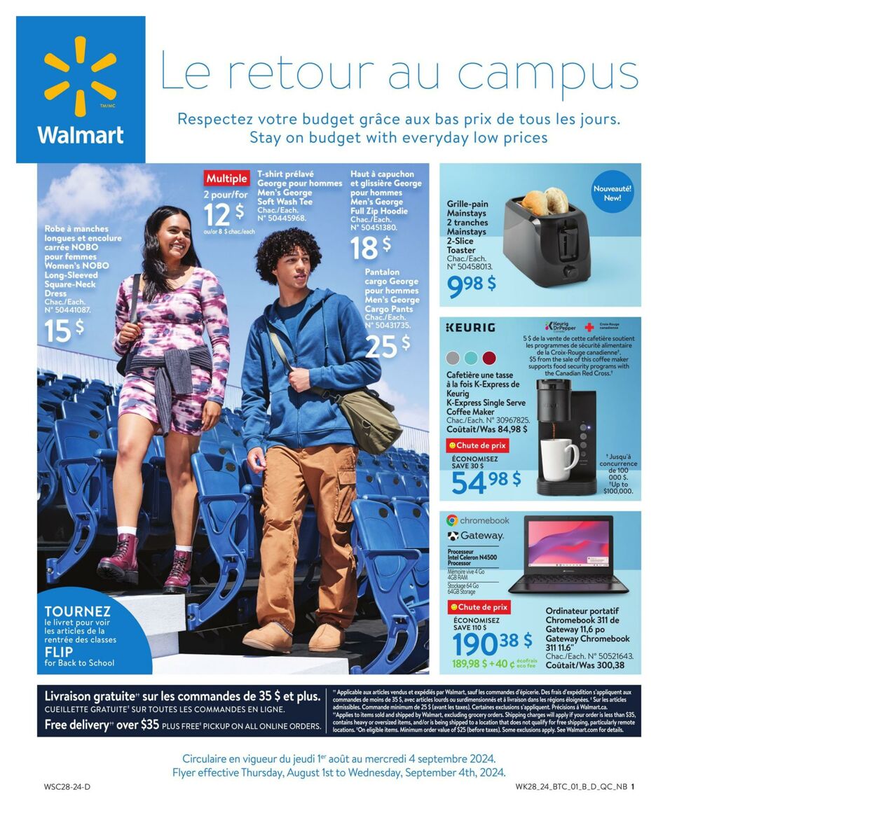 Flyer Walmart 01.08.2024 - 04.09.2024