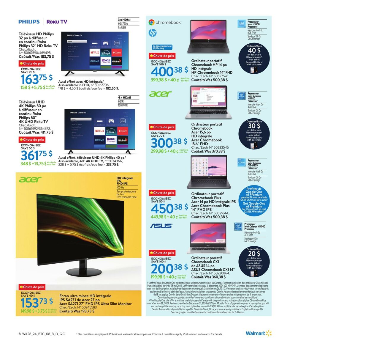 Flyer Walmart 01.08.2024 - 04.09.2024