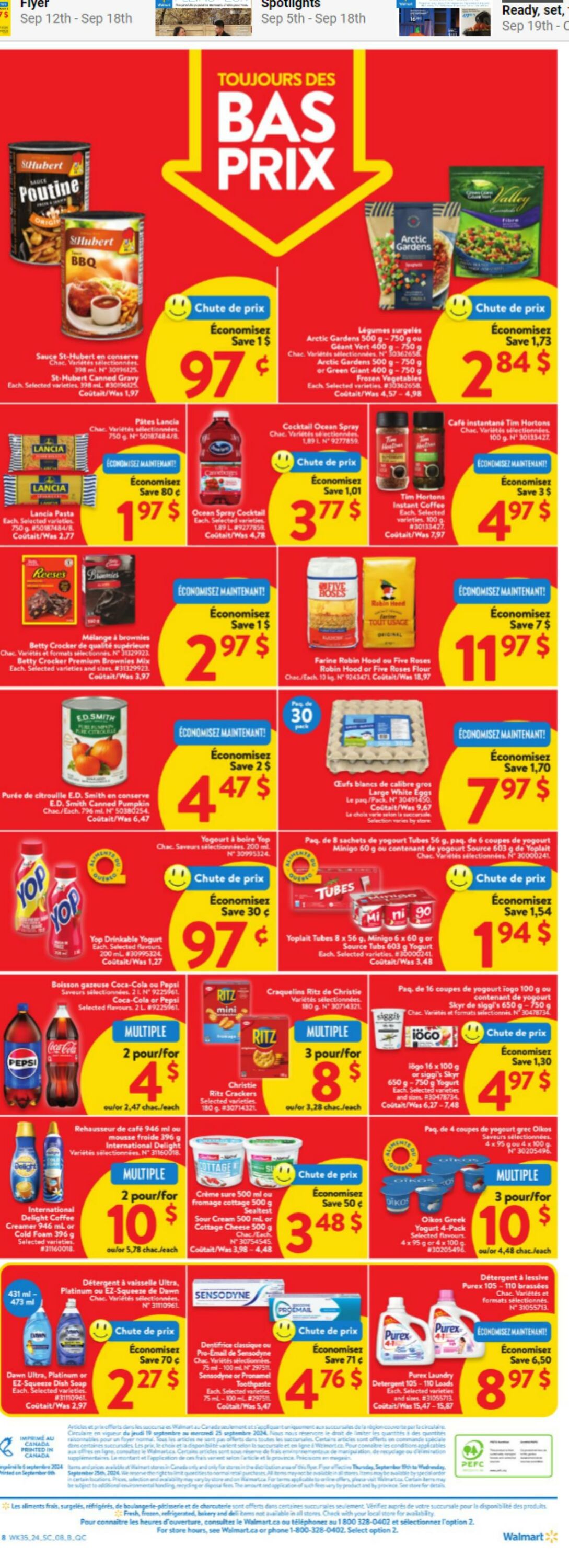 Flyer Walmart 19.09.2024 - 25.09.2024