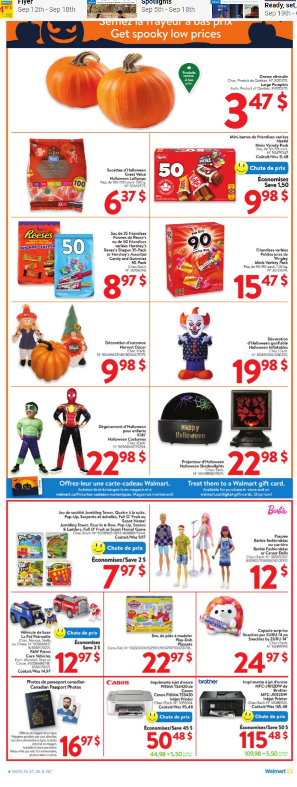 Flyer Walmart 19.09.2024 - 25.09.2024