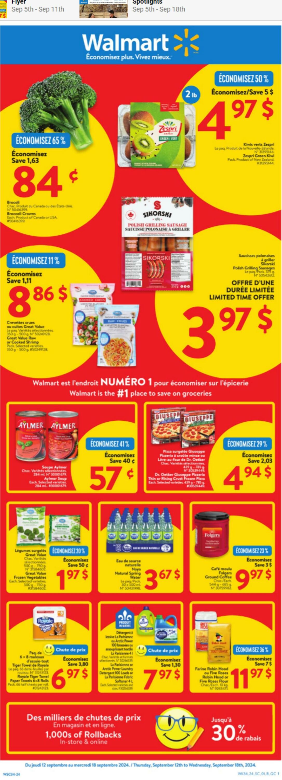 Flyer Walmart - Walmart 12 Sep 2024 - 18 Sep 2024