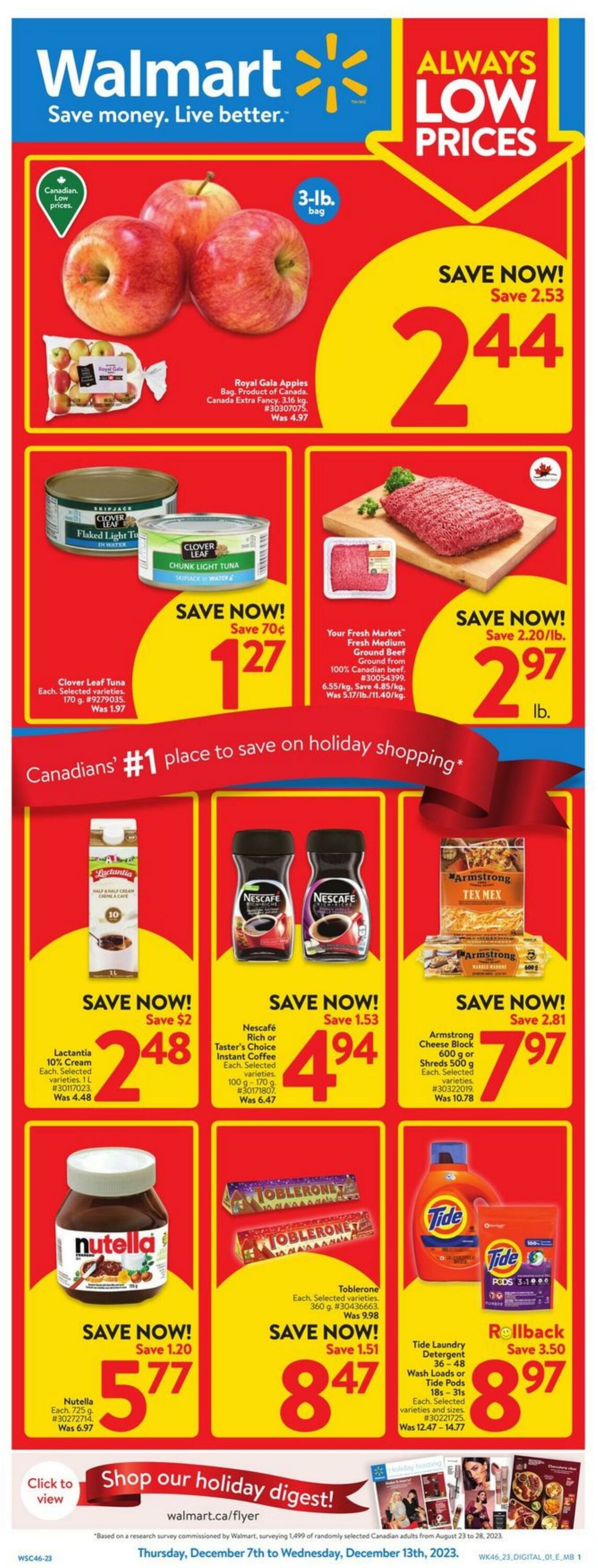 Walmart Promotional Flyer Manitoba Christmas Valid From 07 12 To   46b3ba4b3861 