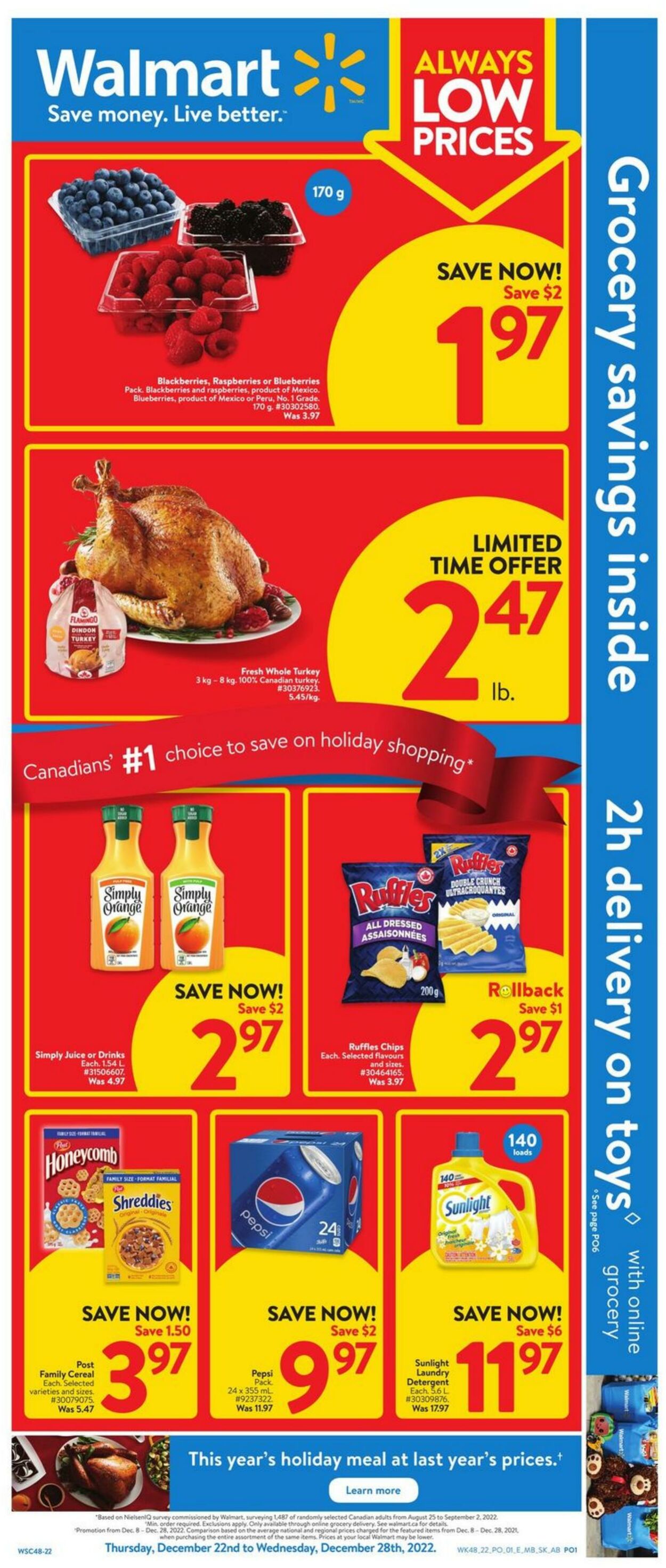 Flyer Walmart 22.12.2022 - 28.12.2022