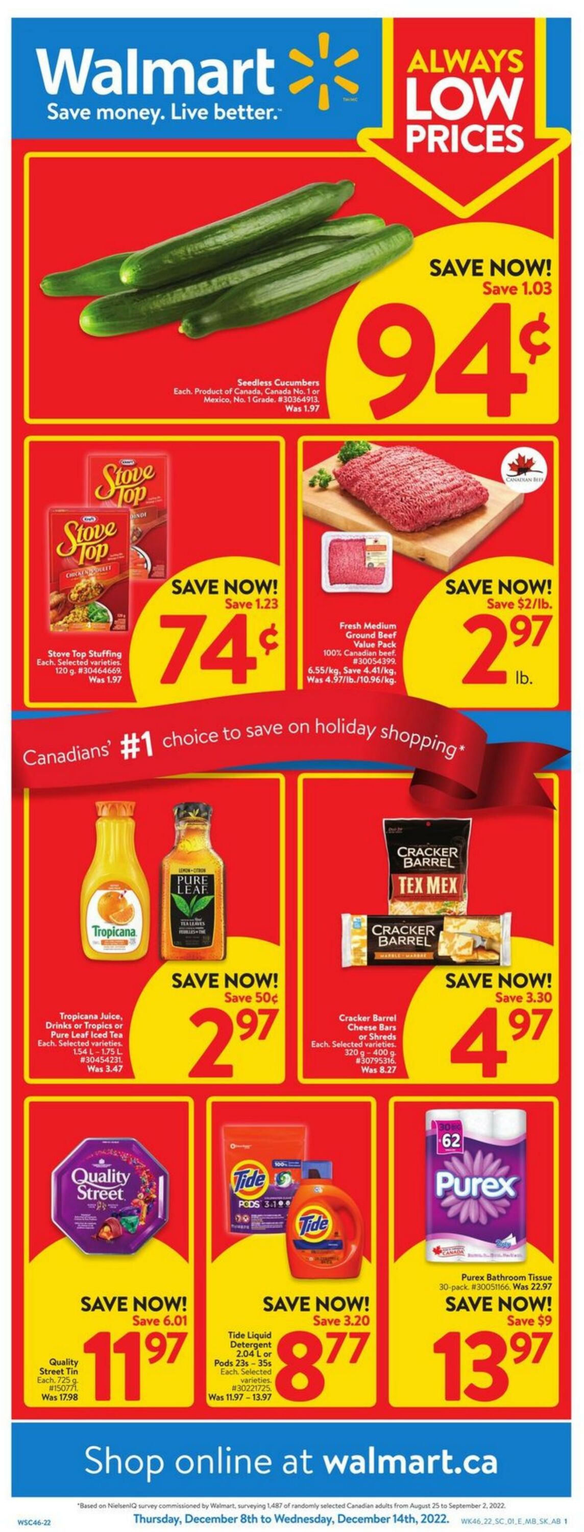 Flyer Walmart 08.12.2022 - 14.12.2022