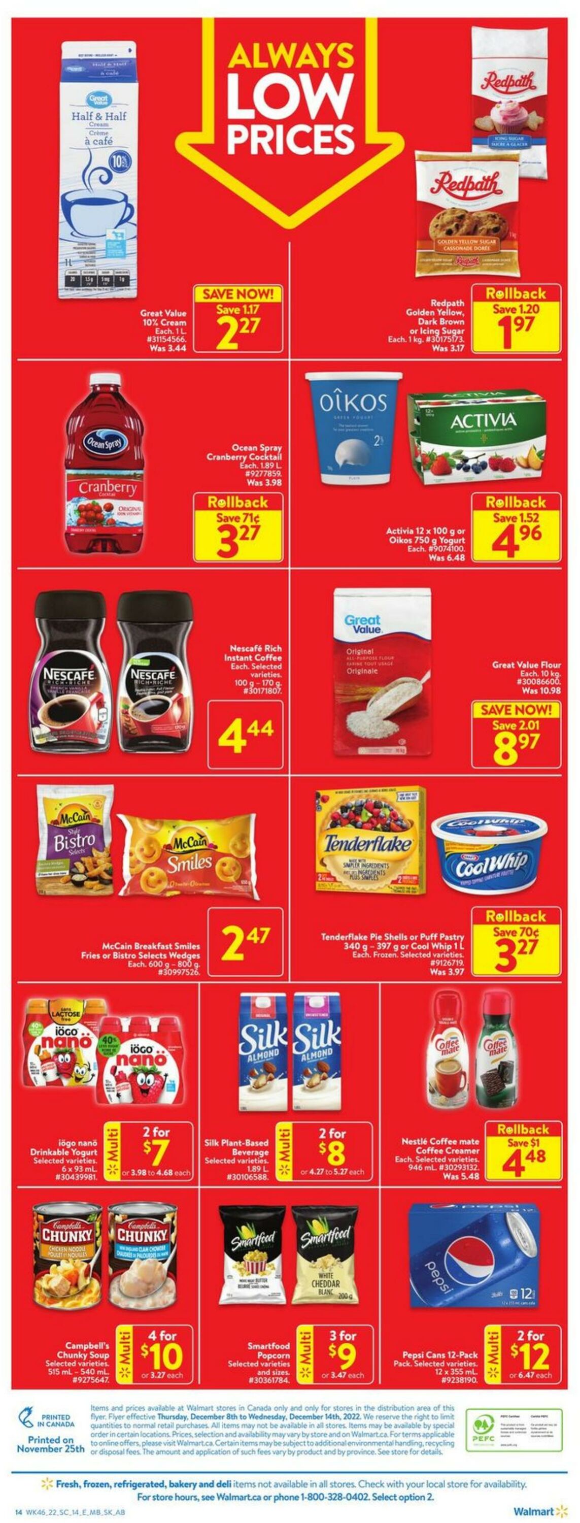 Flyer Walmart 08.12.2022 - 14.12.2022