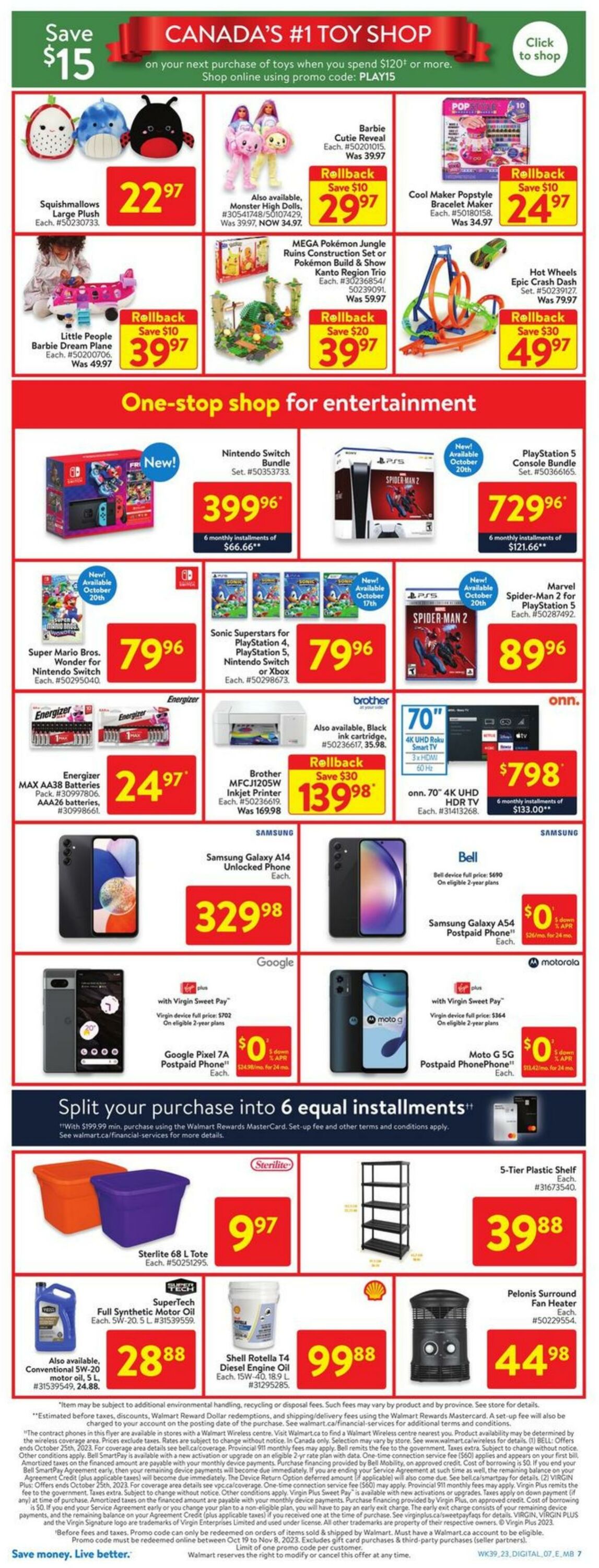 Flyer Walmart 19.10.2023 - 25.10.2023