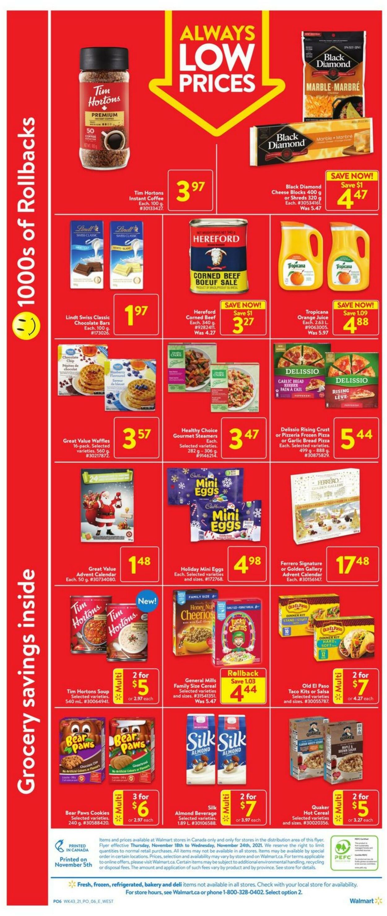 Flyer Walmart 18.11.2021 - 24.11.2021