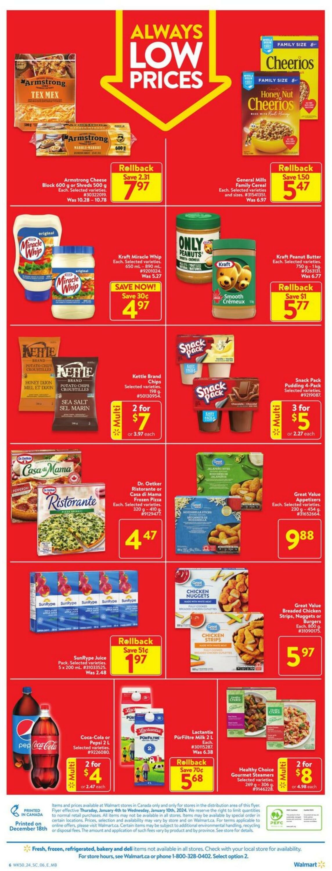 Walmart Promotional Flyer Manitoba Valid from 04.01 to 10.01 Page