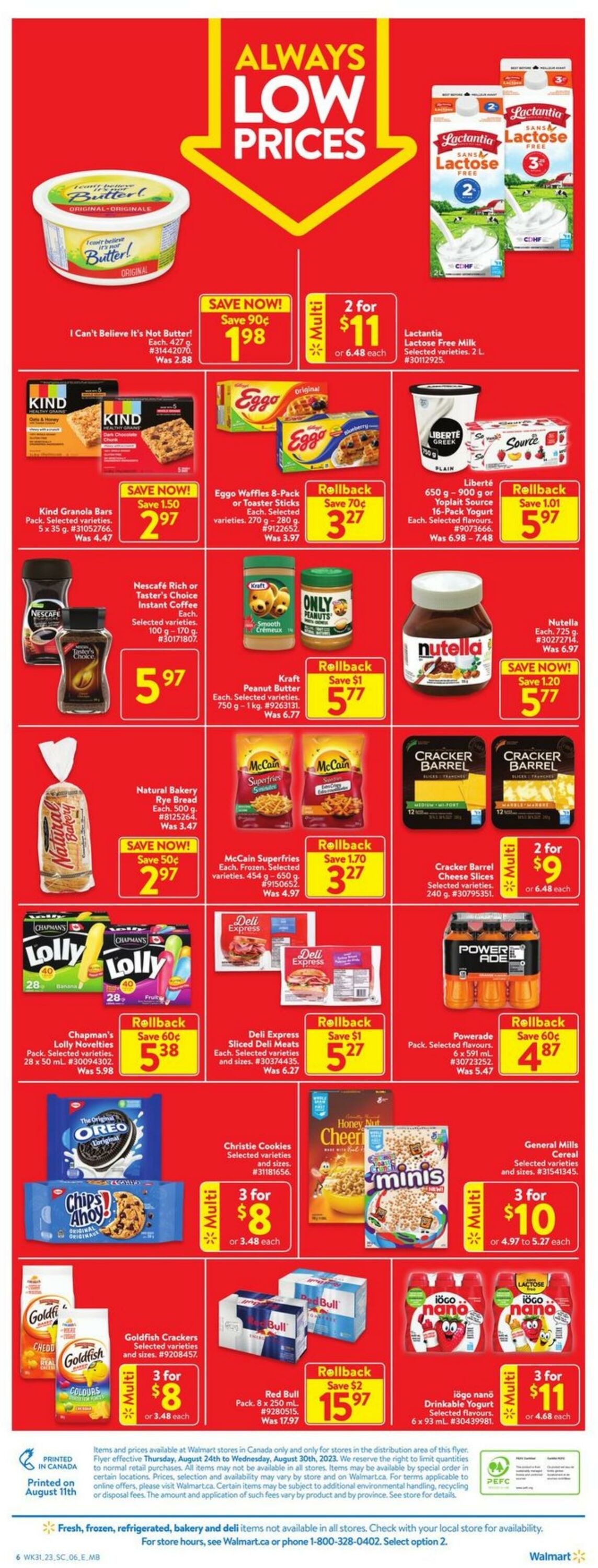 Flyer Walmart 24.08.2023 - 30.08.2023