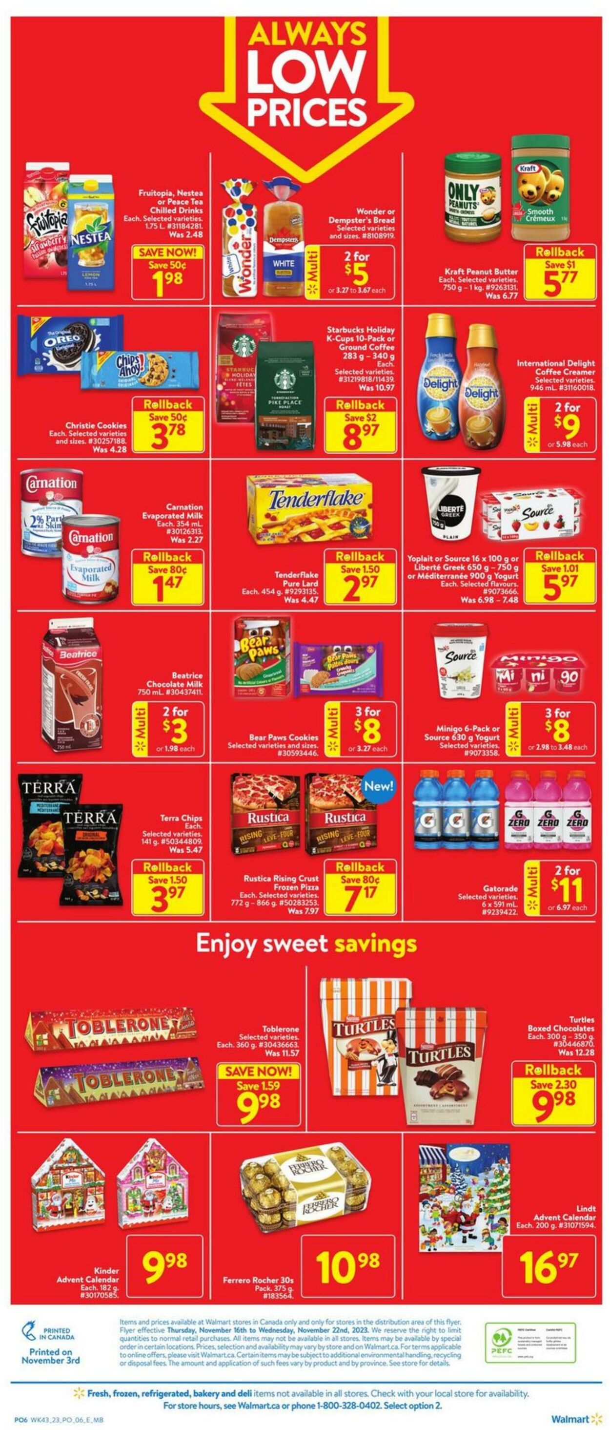 Flyer Walmart 16.11.2023 - 22.11.2023