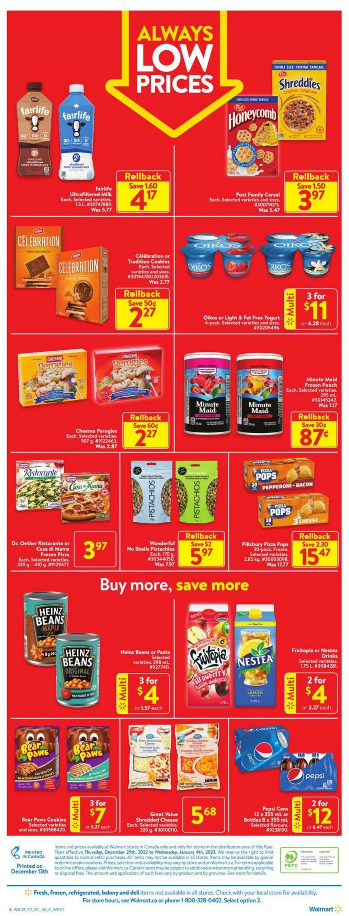 Flyer Walmart 29.12.2022 - 04.01.2023