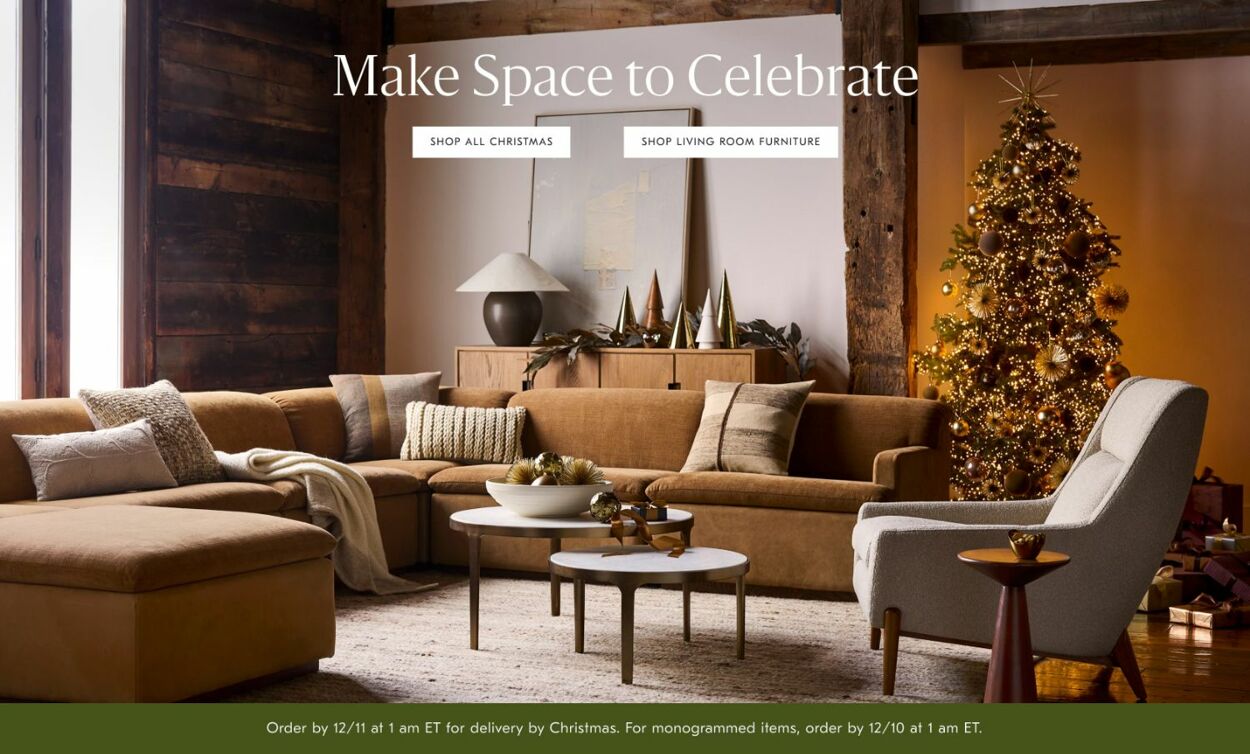 Flyer West Elm 01.12.2025 - 16.12.2025