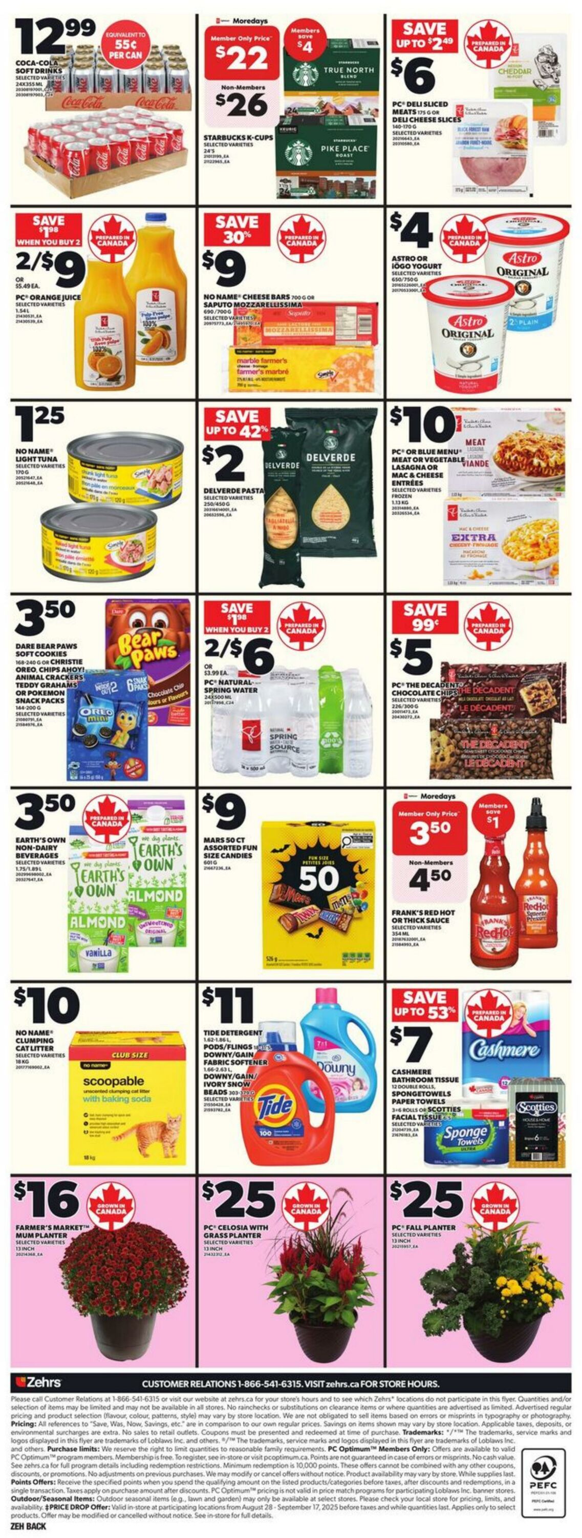 Flyer Zehrs 28.08.2025 - 03.09.2025