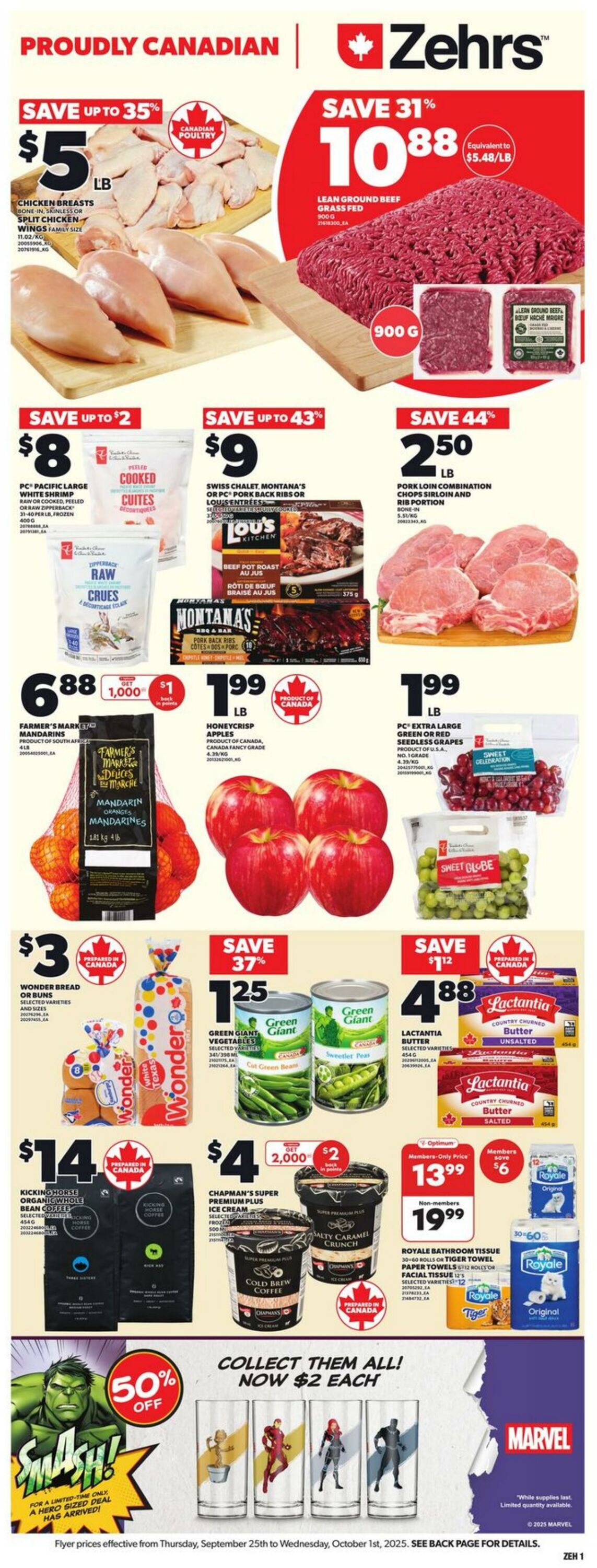 Flyer Zehrs 25.09.2025 - 01.10.2025