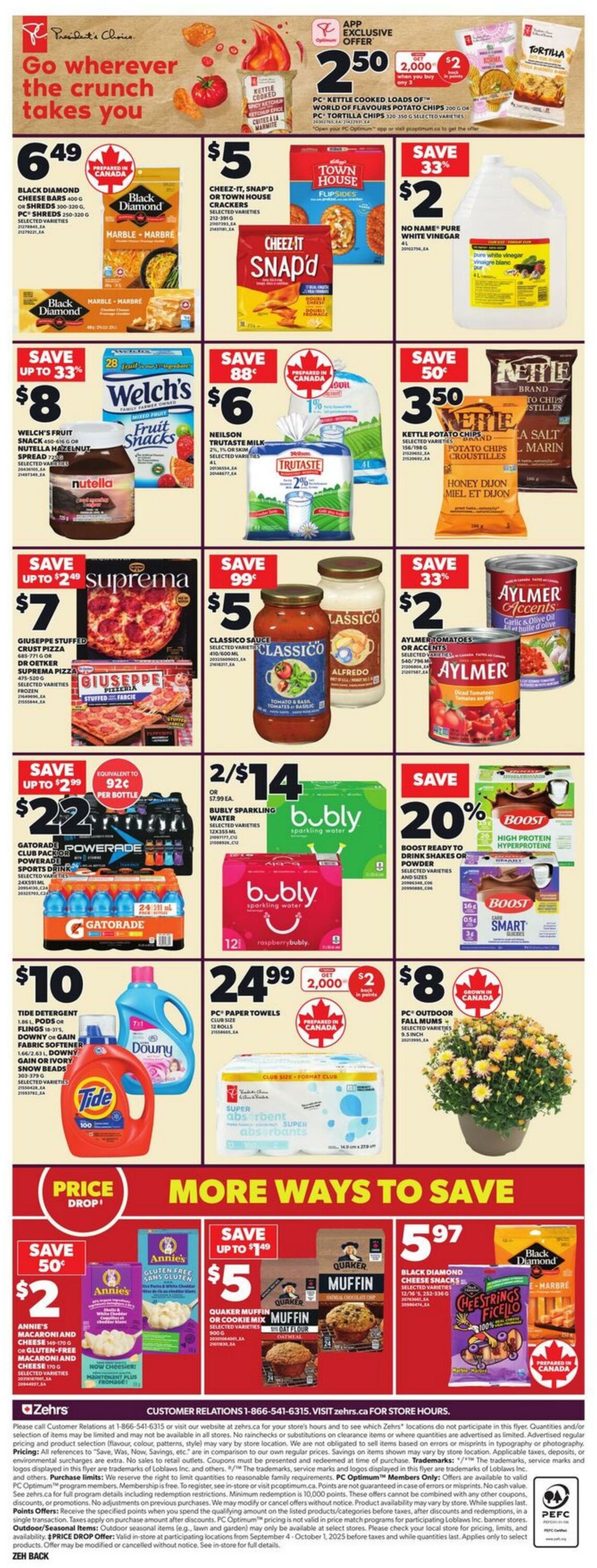 Flyer Zehrs 25.09.2025 - 01.10.2025