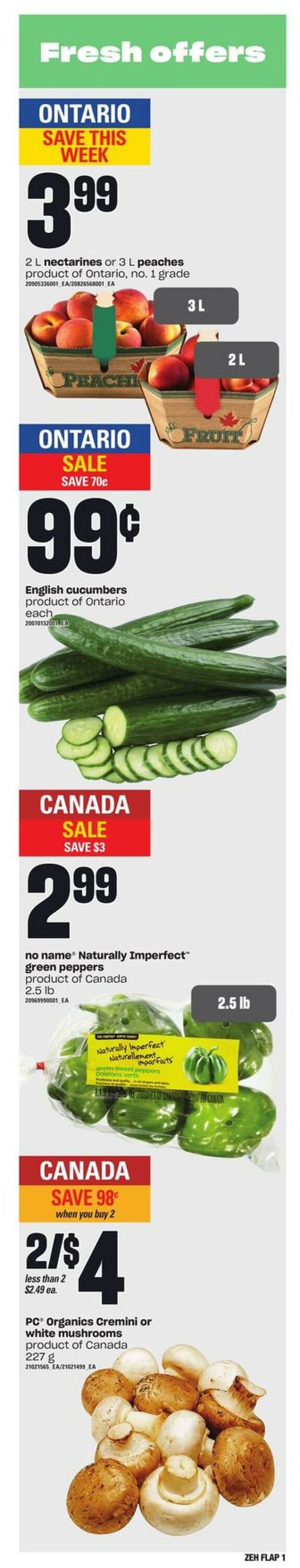 Zehrs Promotional Flyer Valid From 10 08 To 16 08 Page Nb 1   233568326c09 