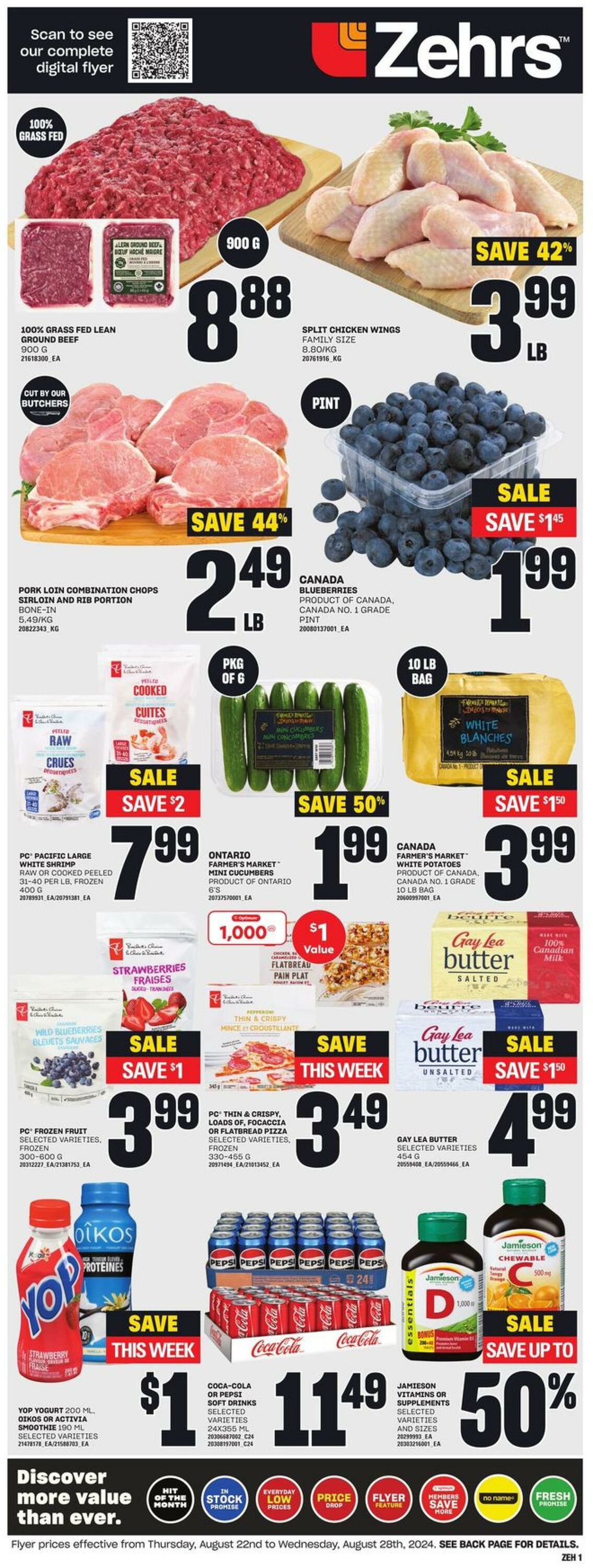 Flyer Zehrs 22.08.2024 - 28.08.2024