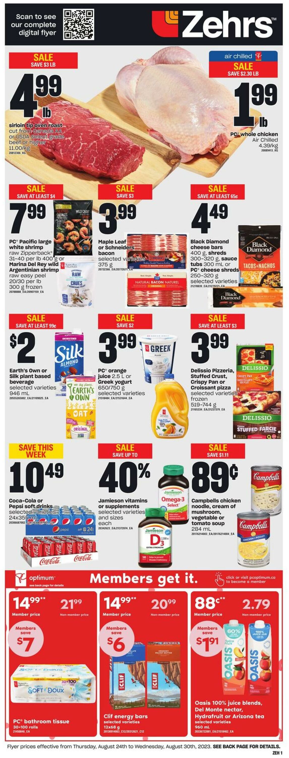 Flyer Zehrs 24.08.2023 - 30.08.2023