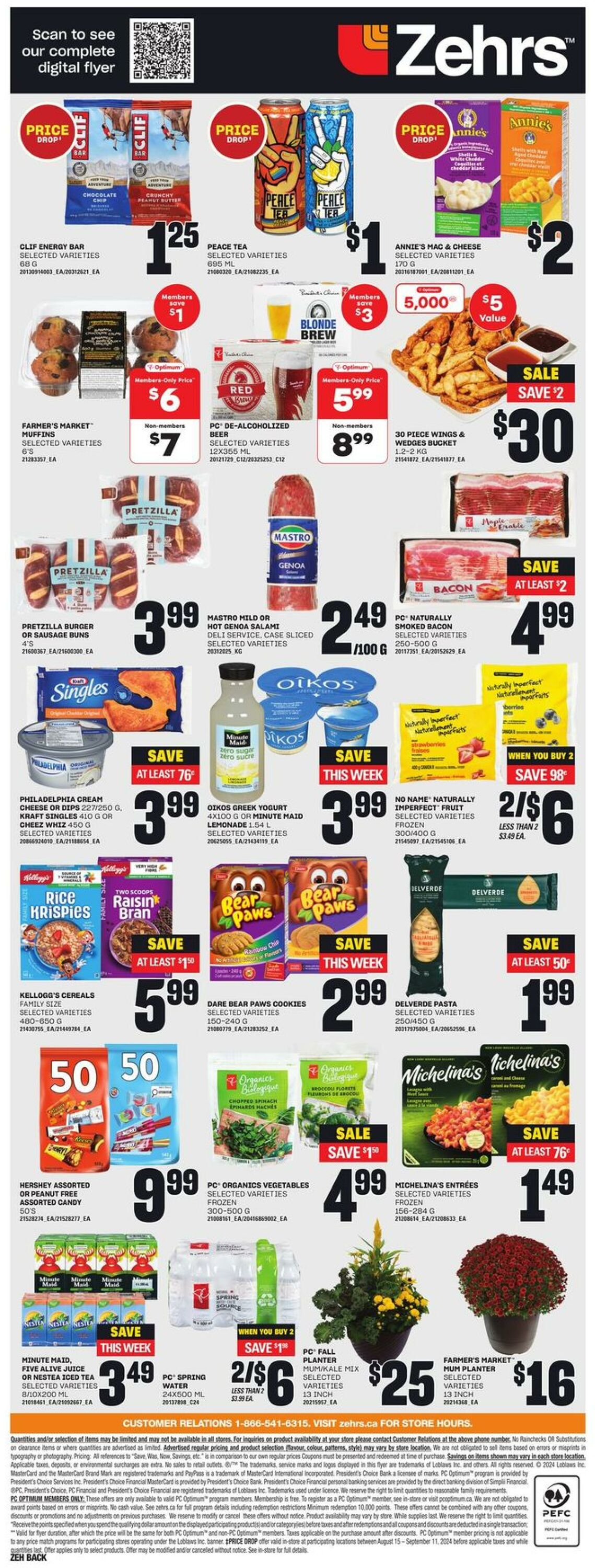 Flyer Zehrs 29.08.2024 - 04.09.2024