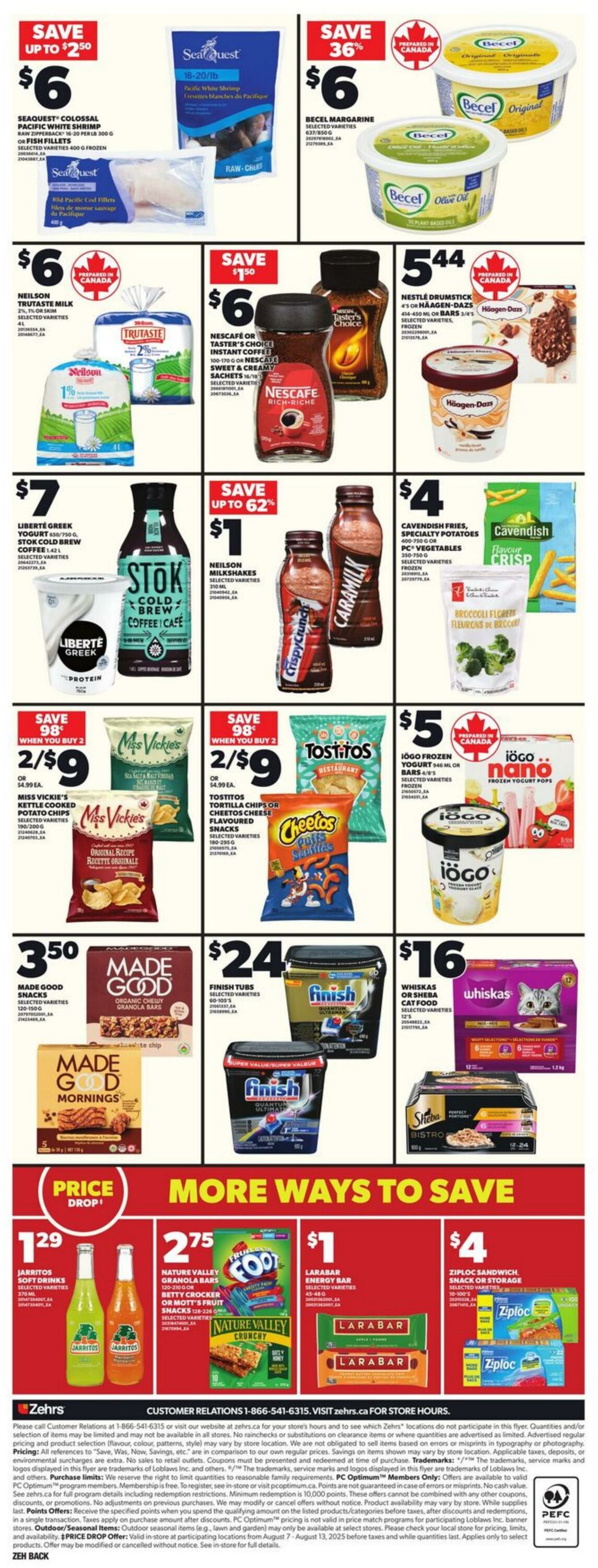 Flyer Zehrs 07.08.2025 - 13.08.2025