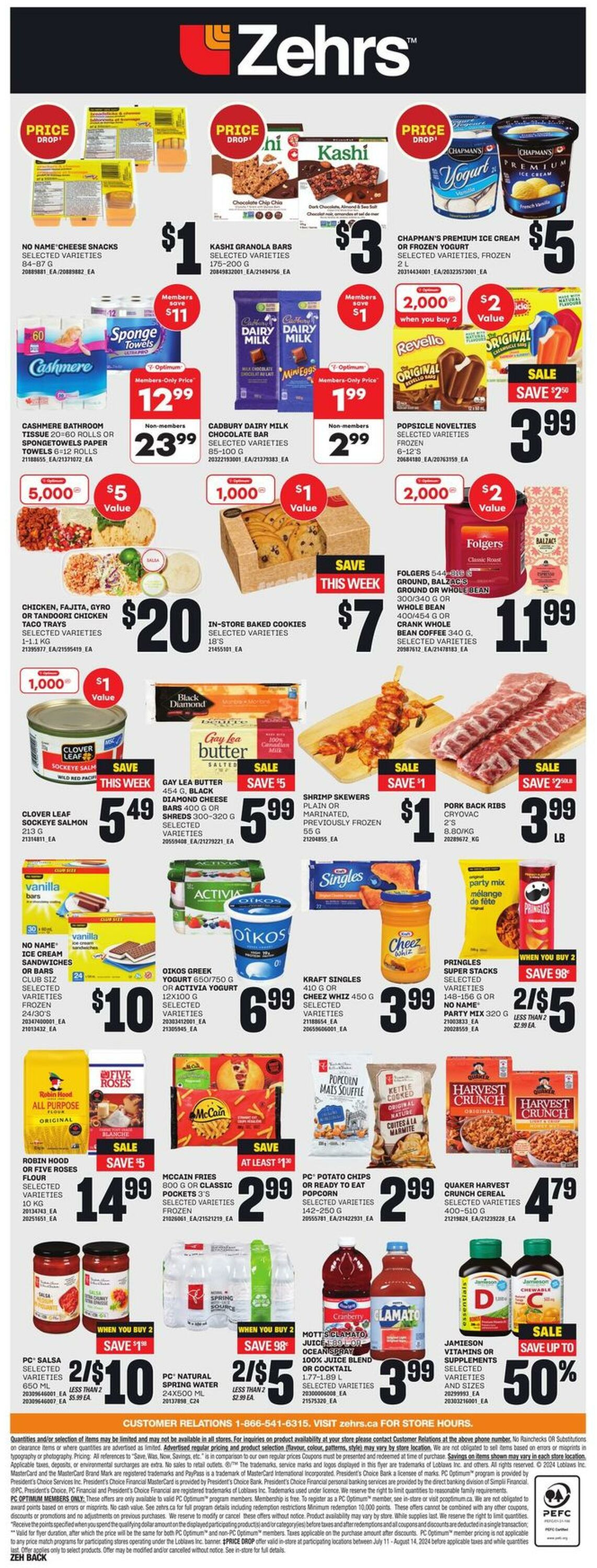 Flyer Zehrs 01.08.2024 - 07.08.2024