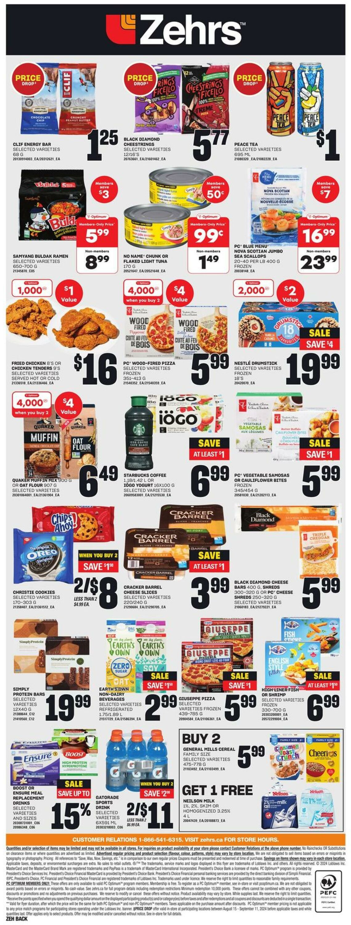 Flyer Zehrs 15.08.2024 - 21.08.2024