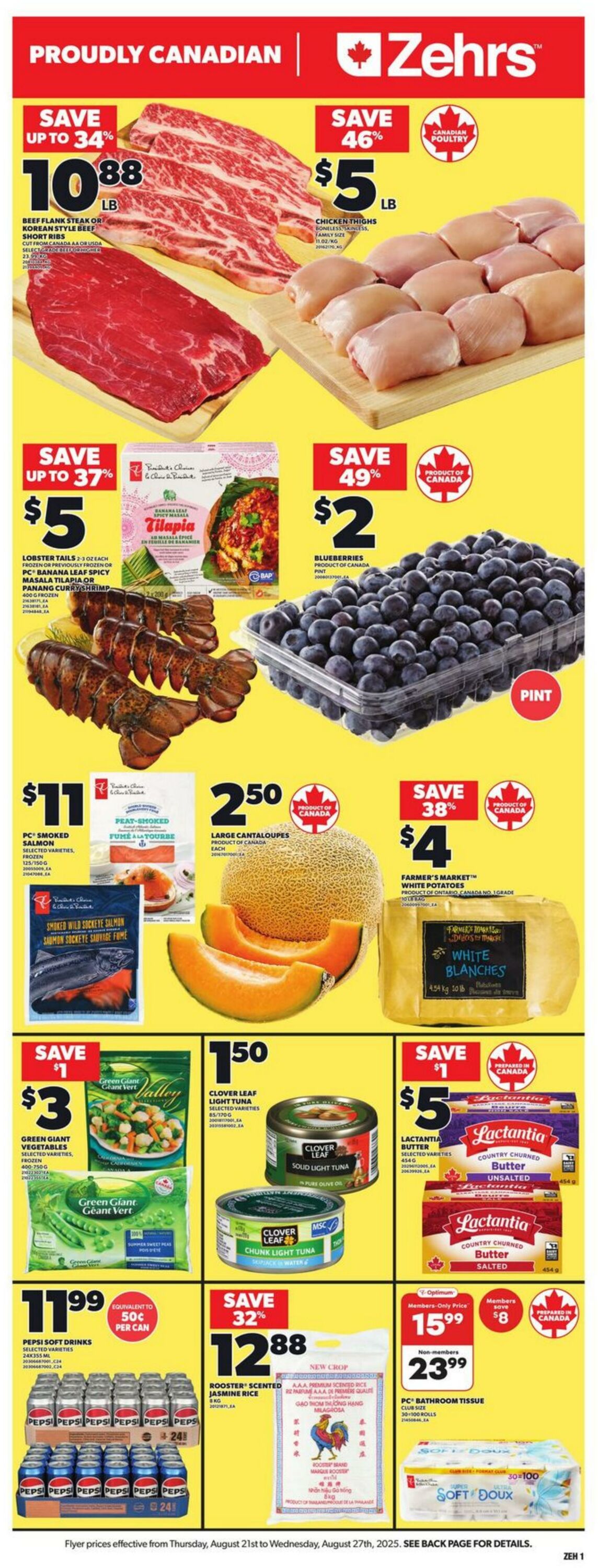 Flyer Zehrs 21.08.2025 - 27.08.2025