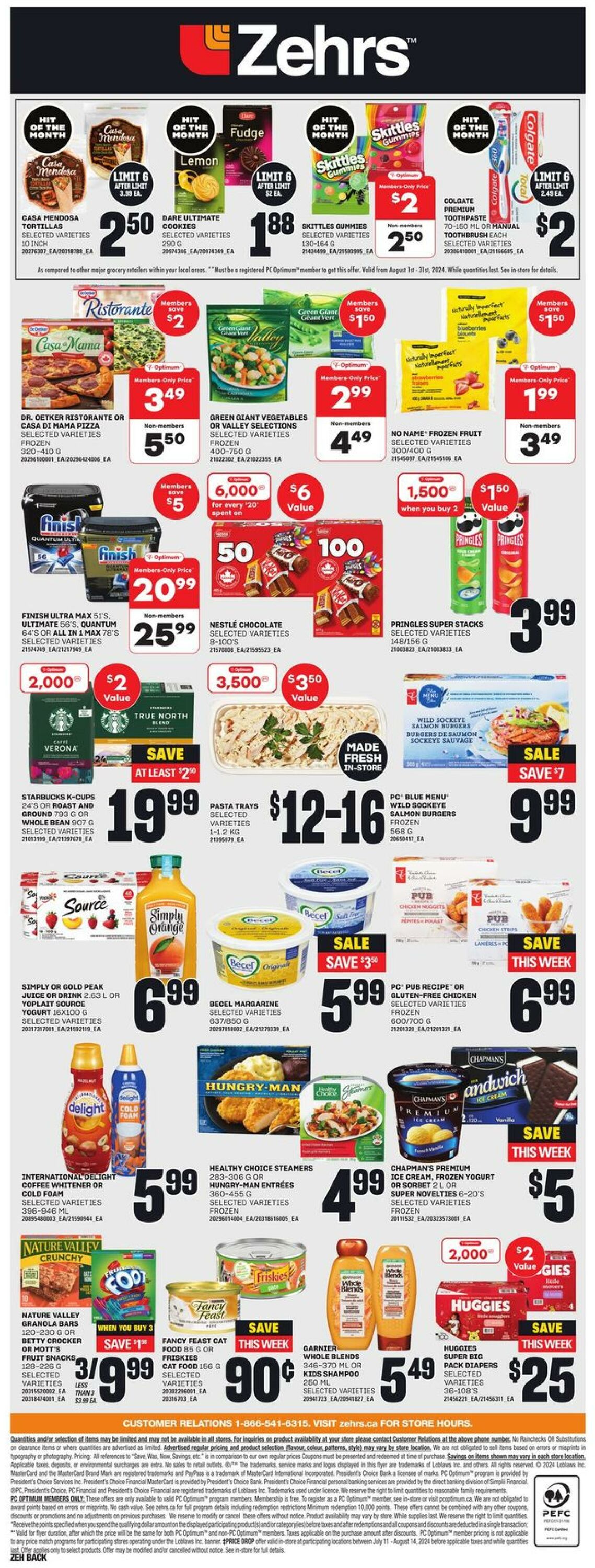 Flyer Zehrs 08.08.2024 - 14.08.2024