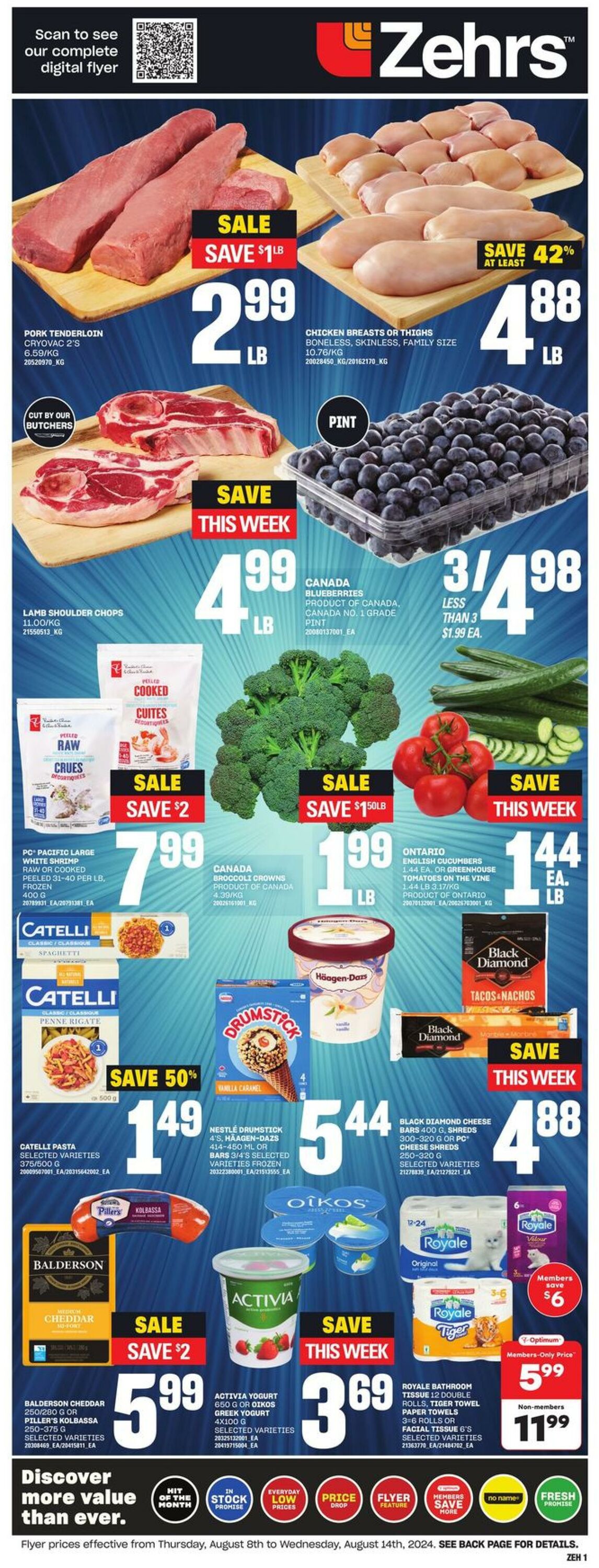 Flyer Zehrs 08.08.2024 - 14.08.2024