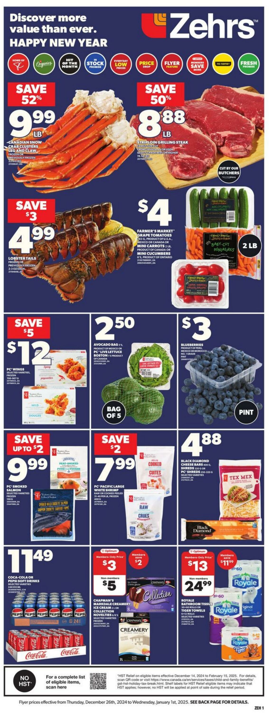 Flyer Zehrs 26.12.2024 - 02.01.2025