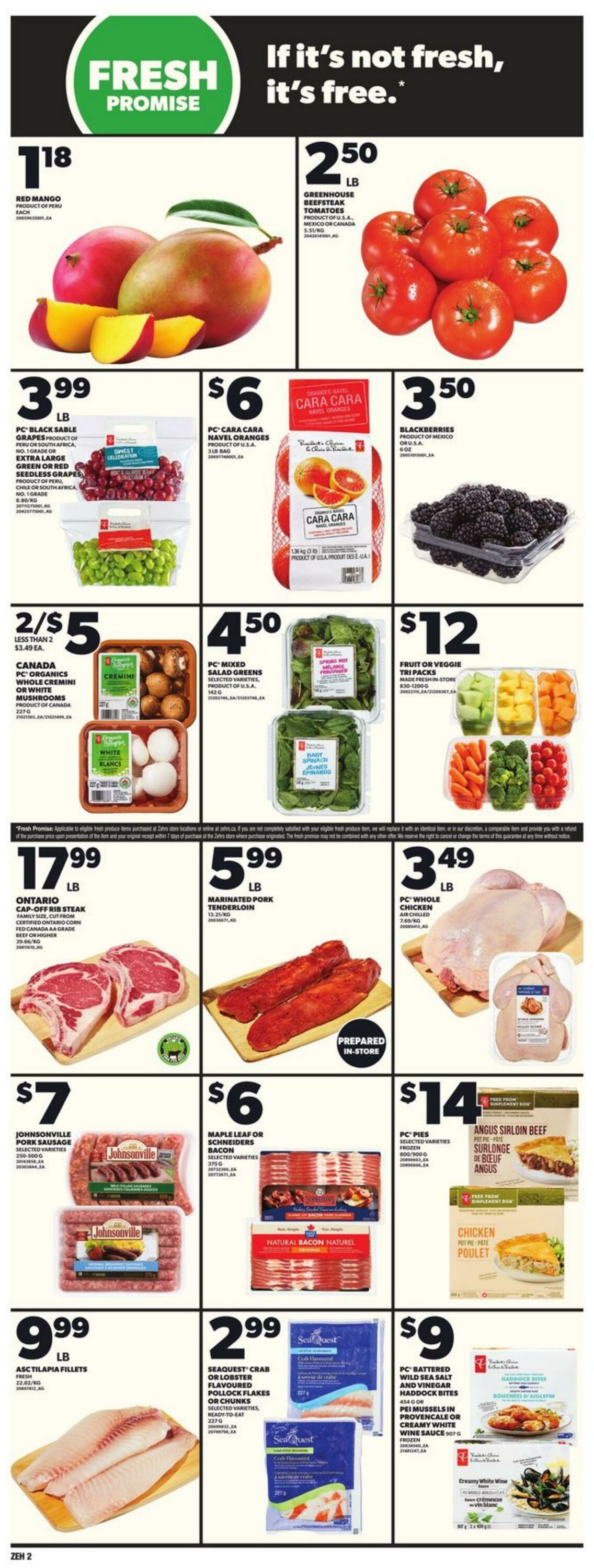 Flyer Zehrs 09.01.2025 - 15.01.2025