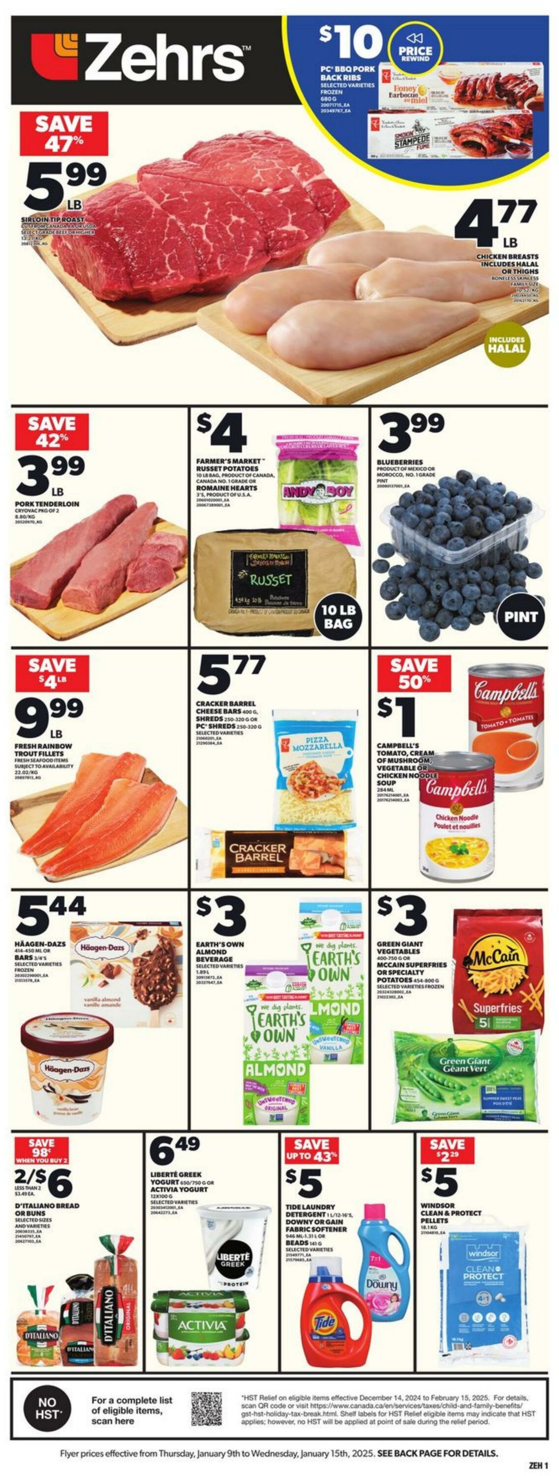 Flyer Zehrs 09.01.2025 - 15.01.2025