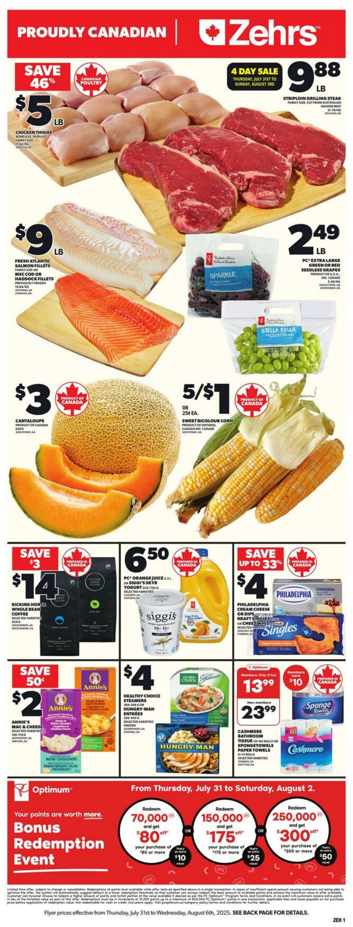 Flyer Zehrs 31.07.2025 - 06.08.2025