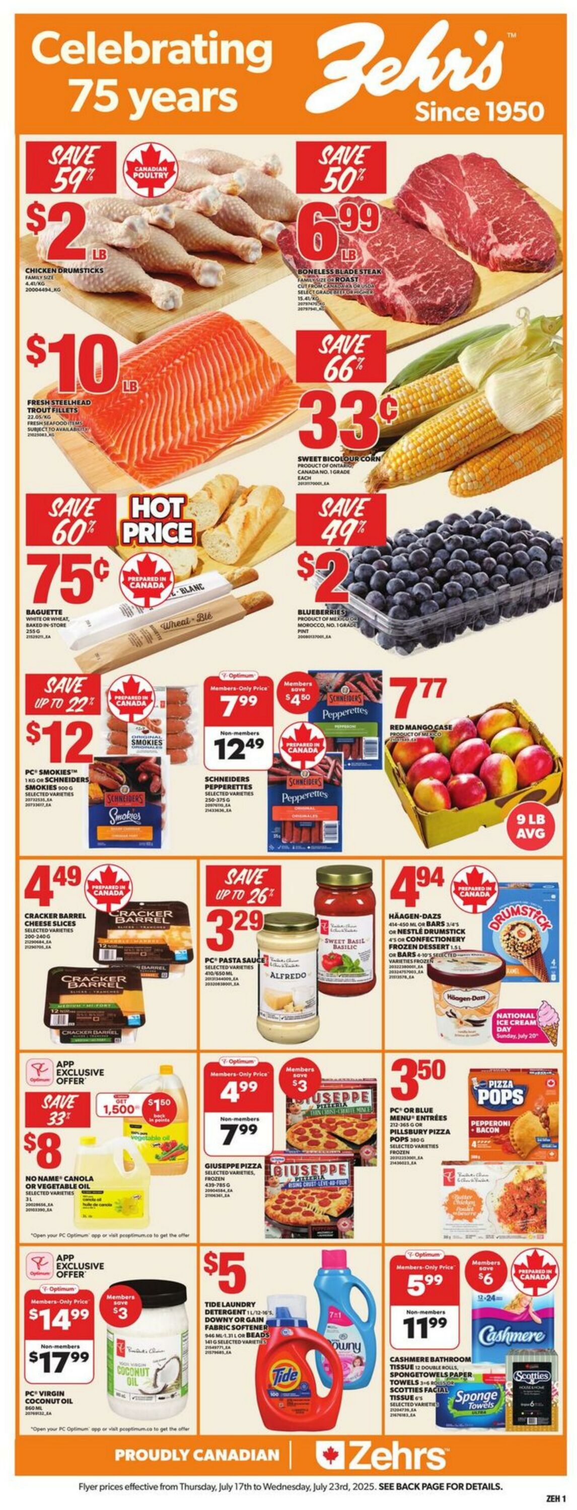 Flyer Zehrs 17.07.2025 - 23.07.2025
