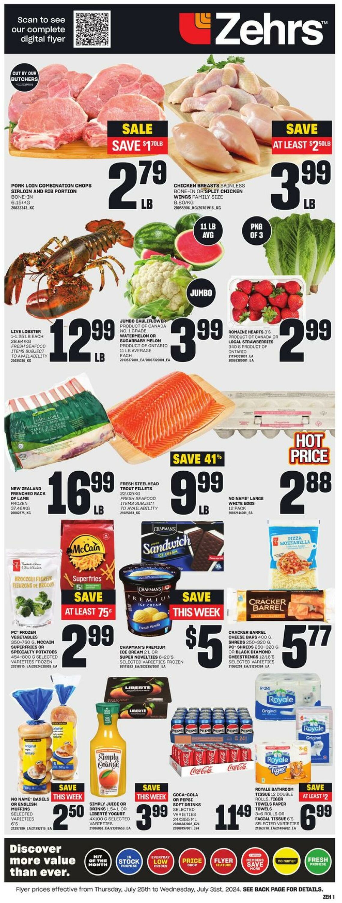 Flyer Zehrs 25.07.2024 - 31.07.2024