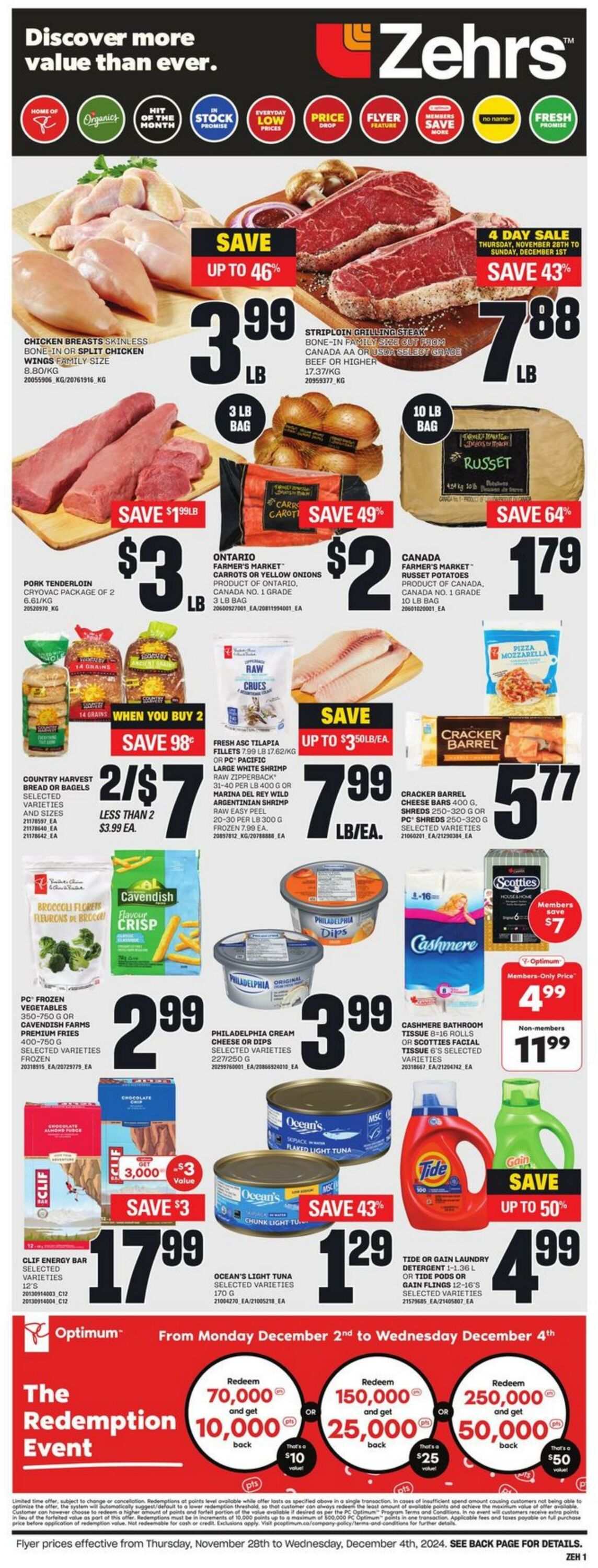 Flyer Zehrs 28.11.2024 - 04.12.2024