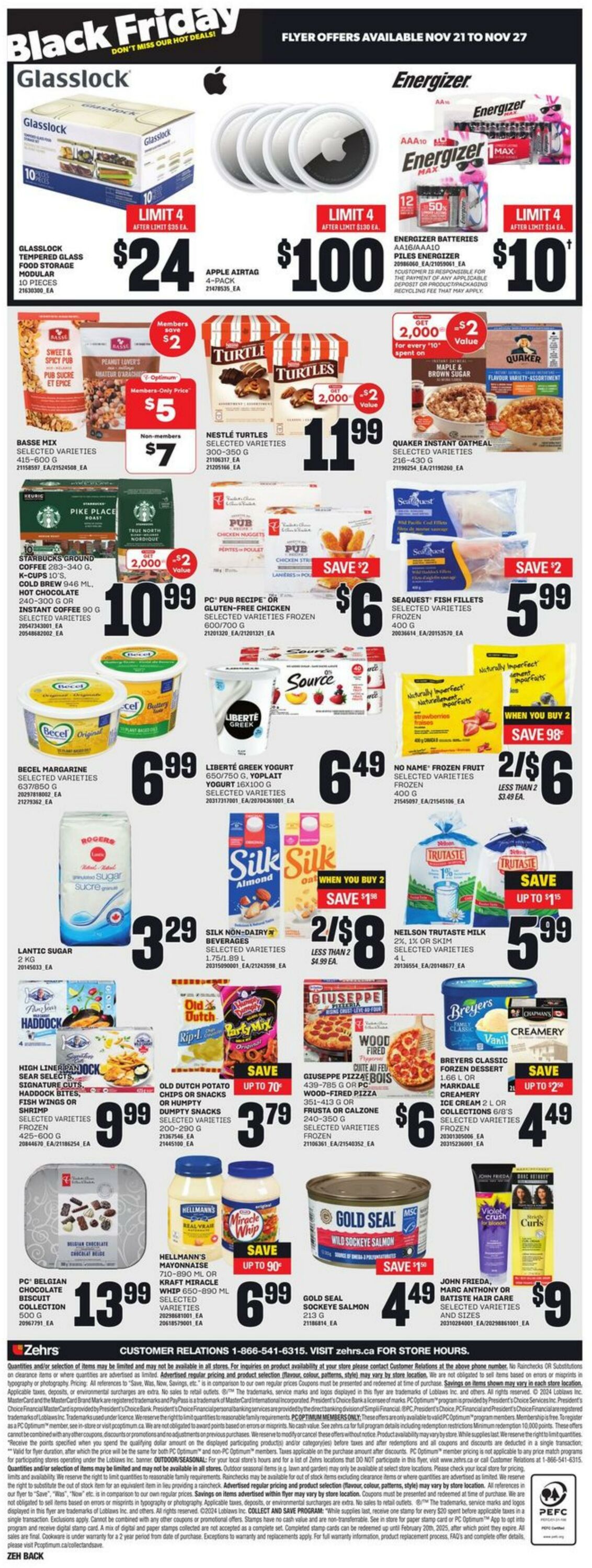 Flyer Zehrs 28.11.2024 - 04.12.2024