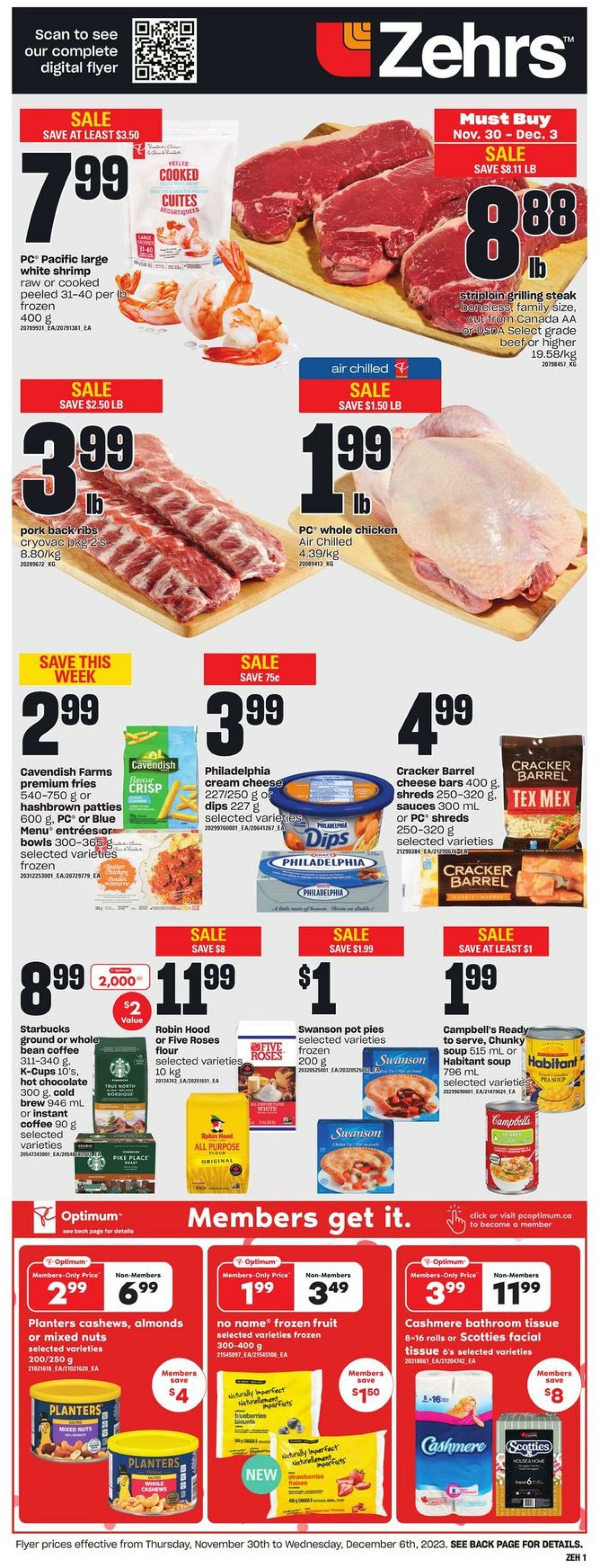 Flyer Zehrs 30.11.2023 - 06.12.2023