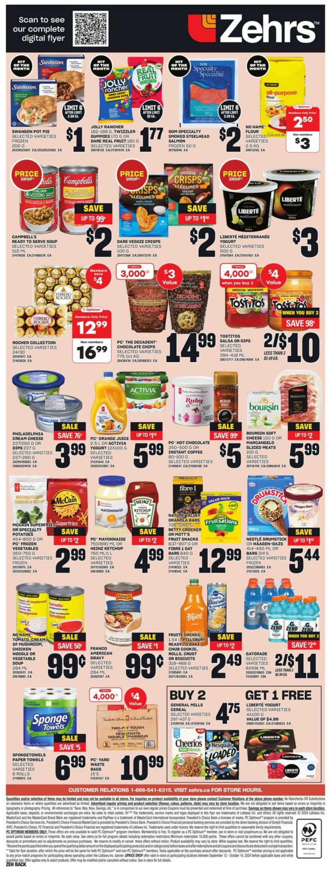 Flyer Zehrs 10.10.2024 - 16.10.2024