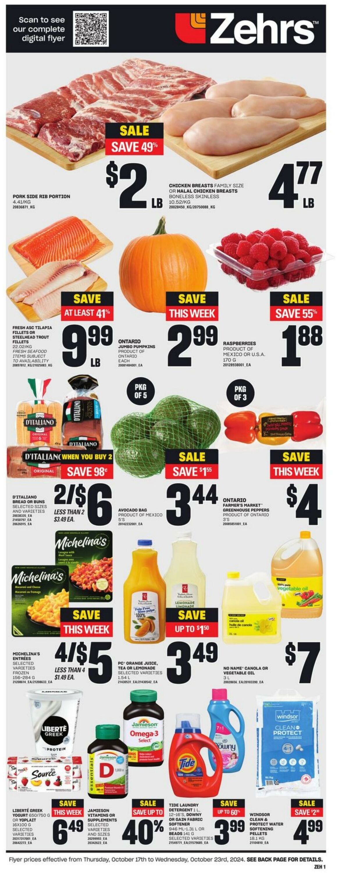 Flyer Zehrs 17.10.2024 - 23.10.2024